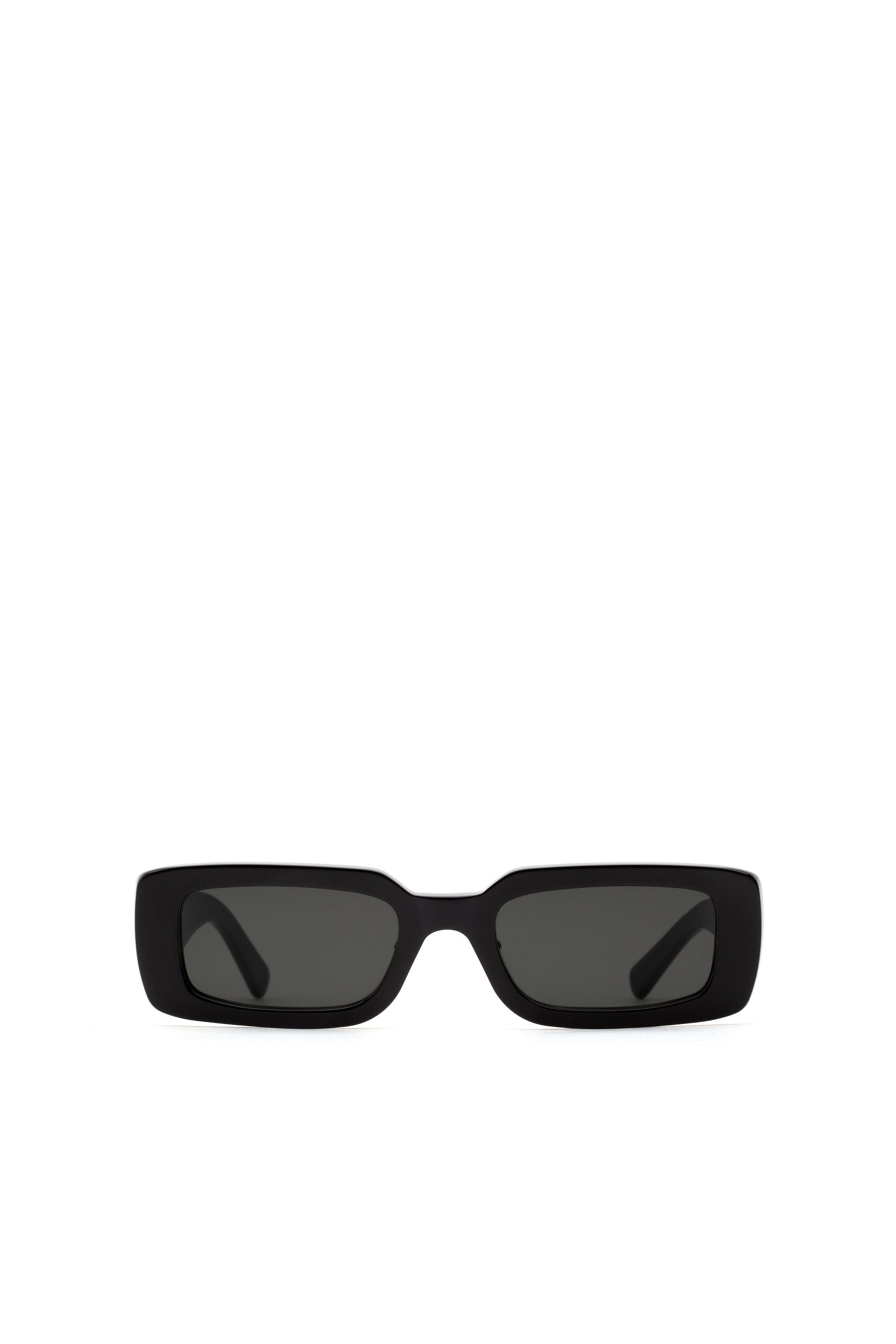 DM0362: Black rectangular modern design sunglasses | Diesel
