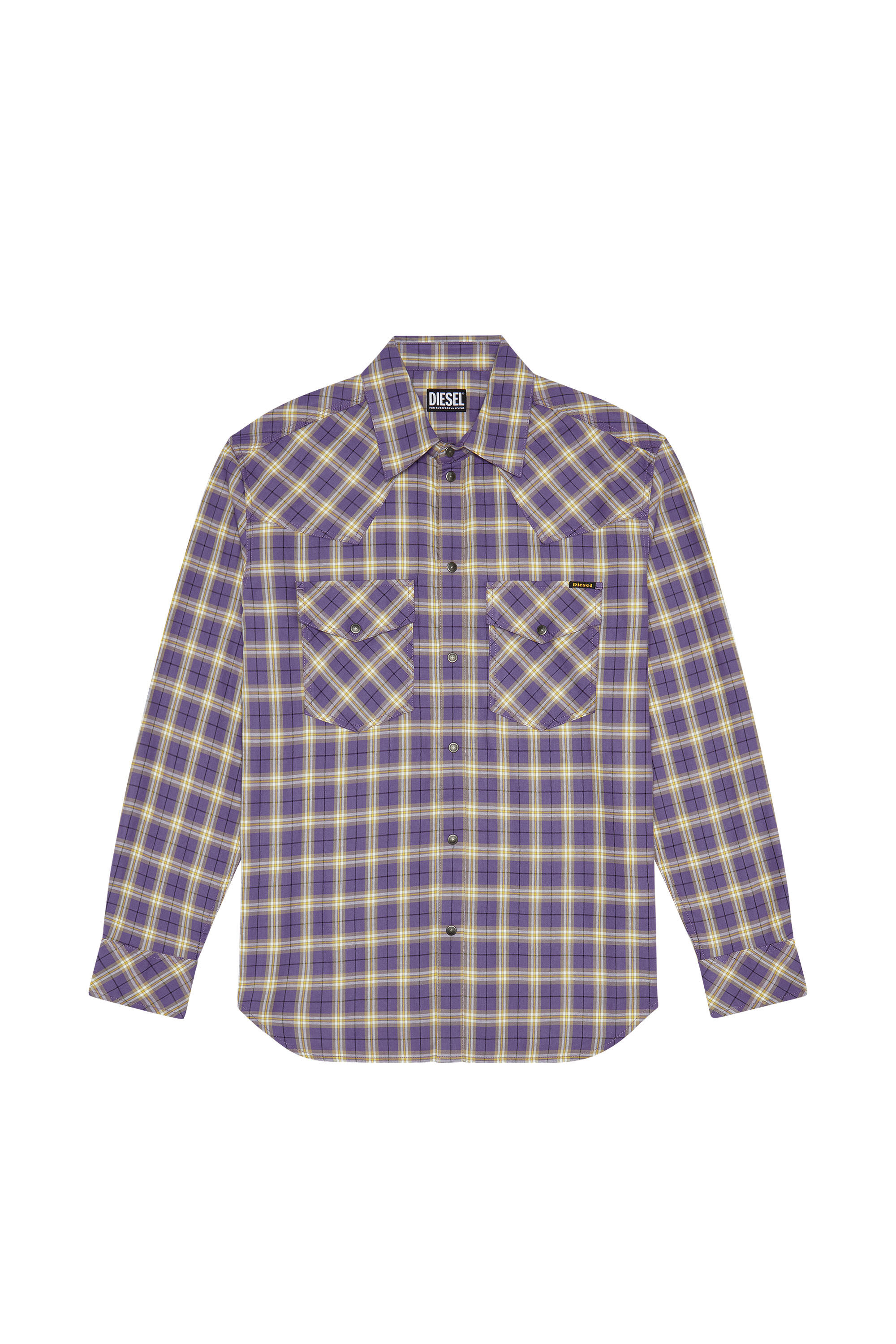 S-OCEAN-CHECK-NW Man: Western check shirt | Diesel