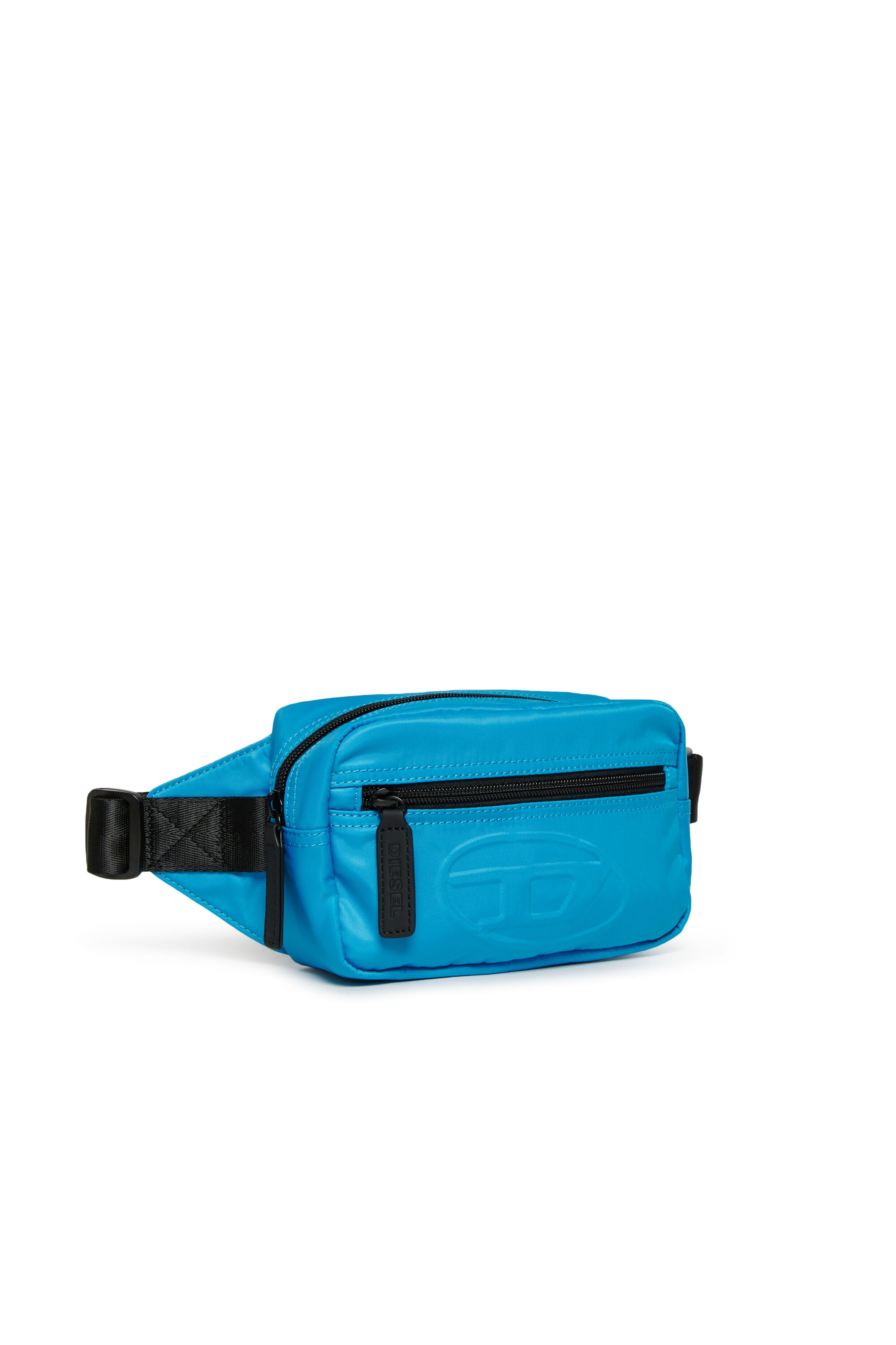 Nylon belt bag with embossed logo | Blue | 4-16 YEARS Girls | Diesel