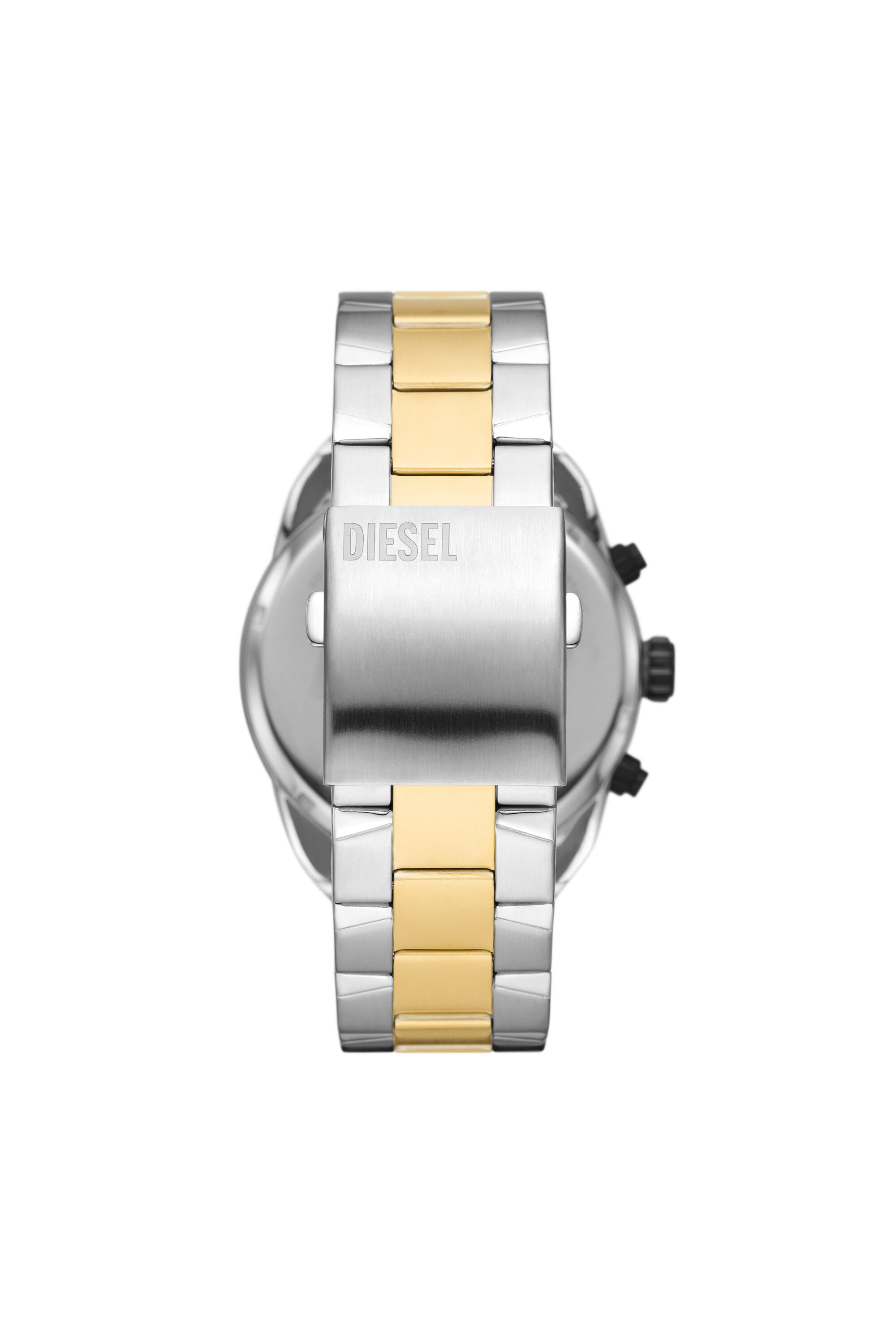 アクセサリー have a good time FRAME TOP SILVER Men's Spiked Stainless Steel Watch | Silver | Diesel