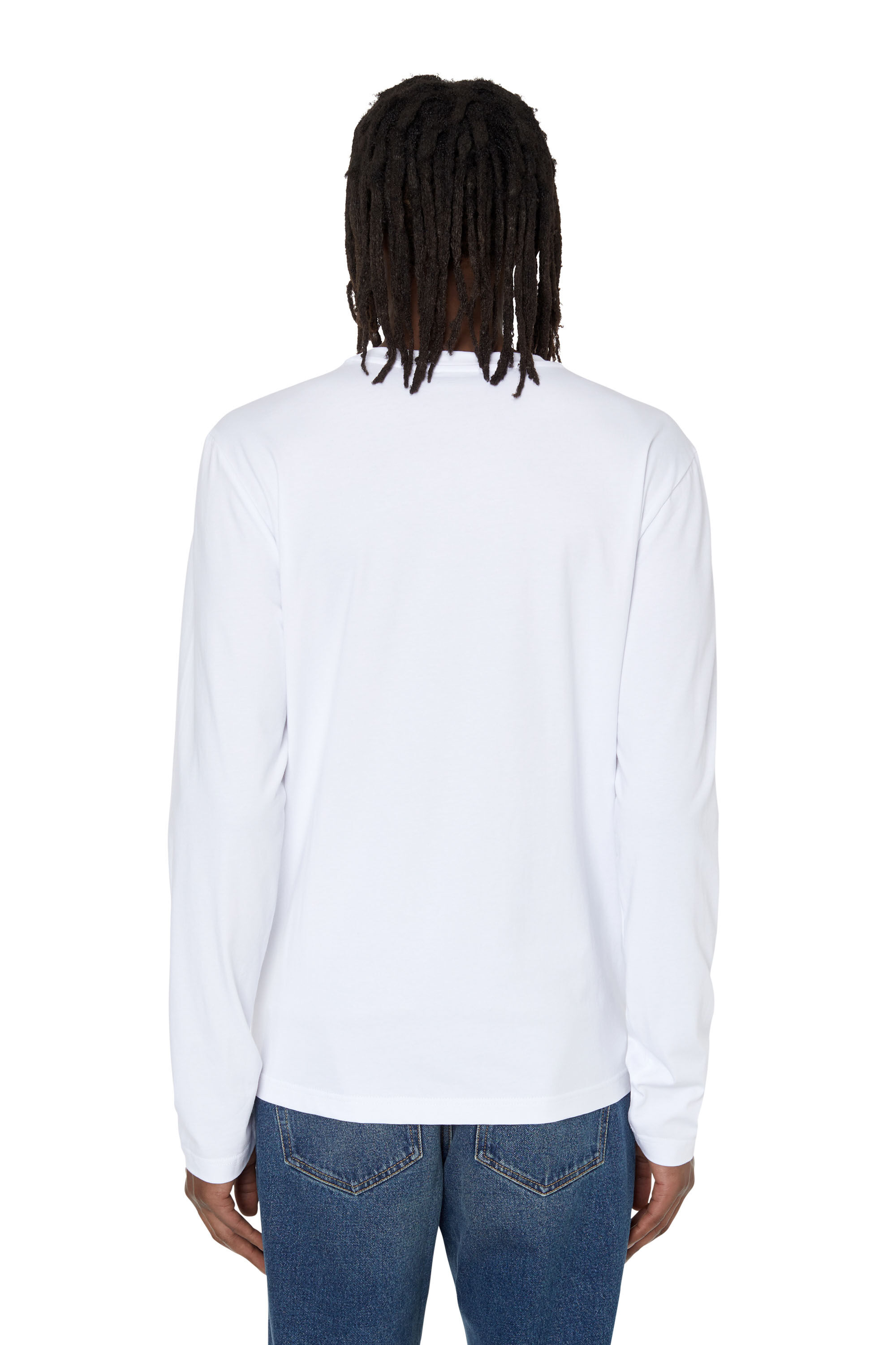 T-DIEGOR-LS-MICRODIV Man: Long-sleeve T-shirt with micro