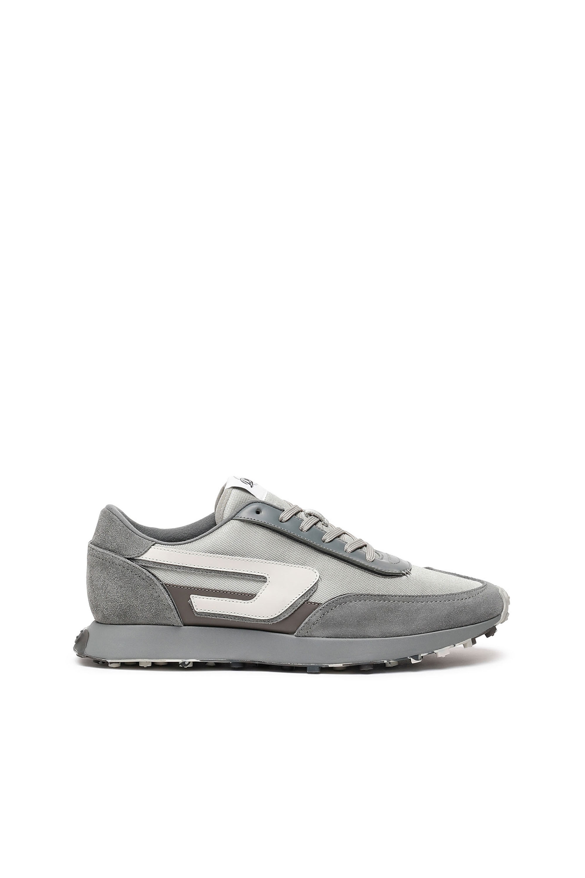 Diesel - S-RACER LC, S-Racer Lc - Sneakers en mesh et daim avec semelle camouflage Homme in Beige - 1