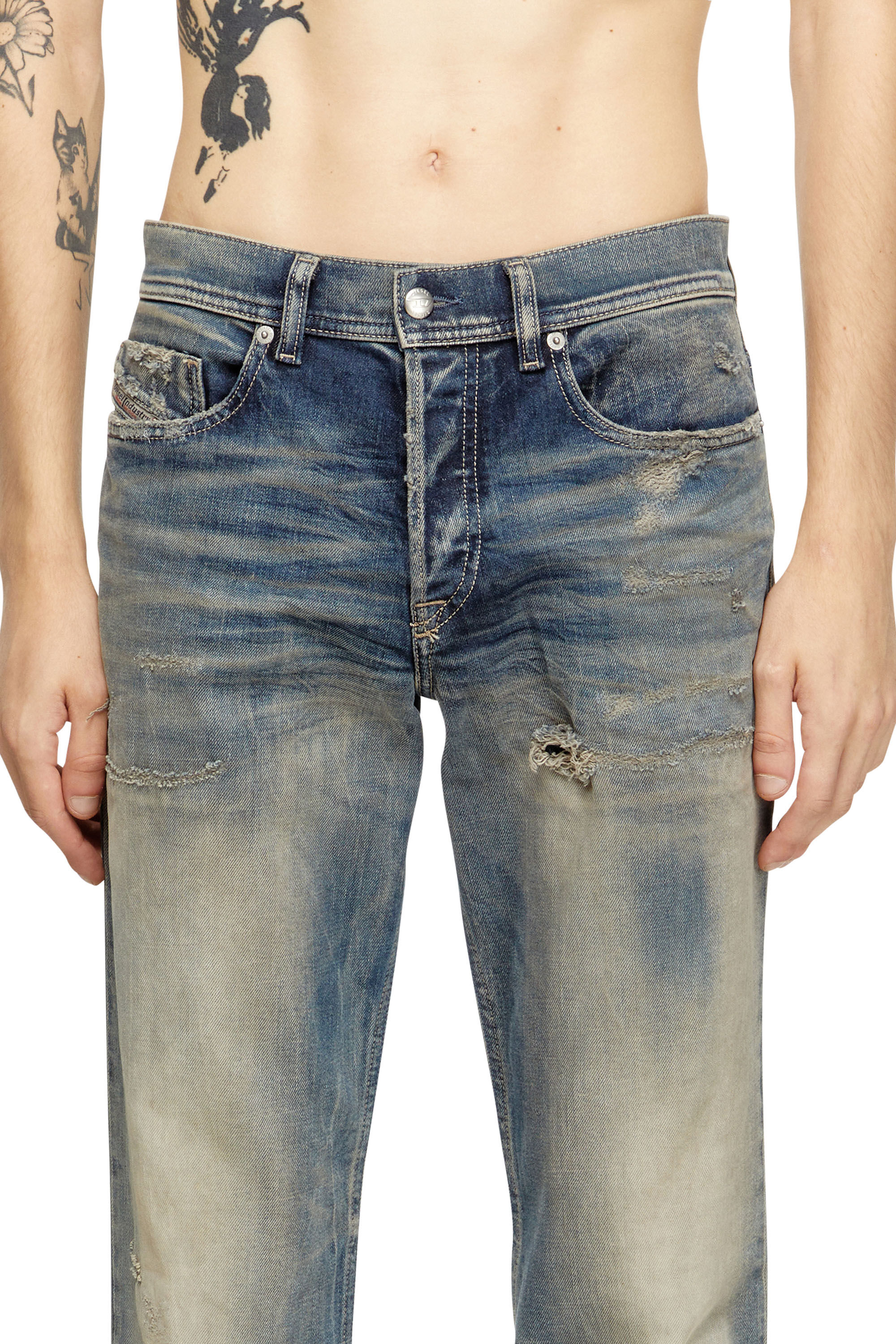 Diesel - Male's Regular Jeans 2023 D-Finitive 09M18, Medium Blue - 5