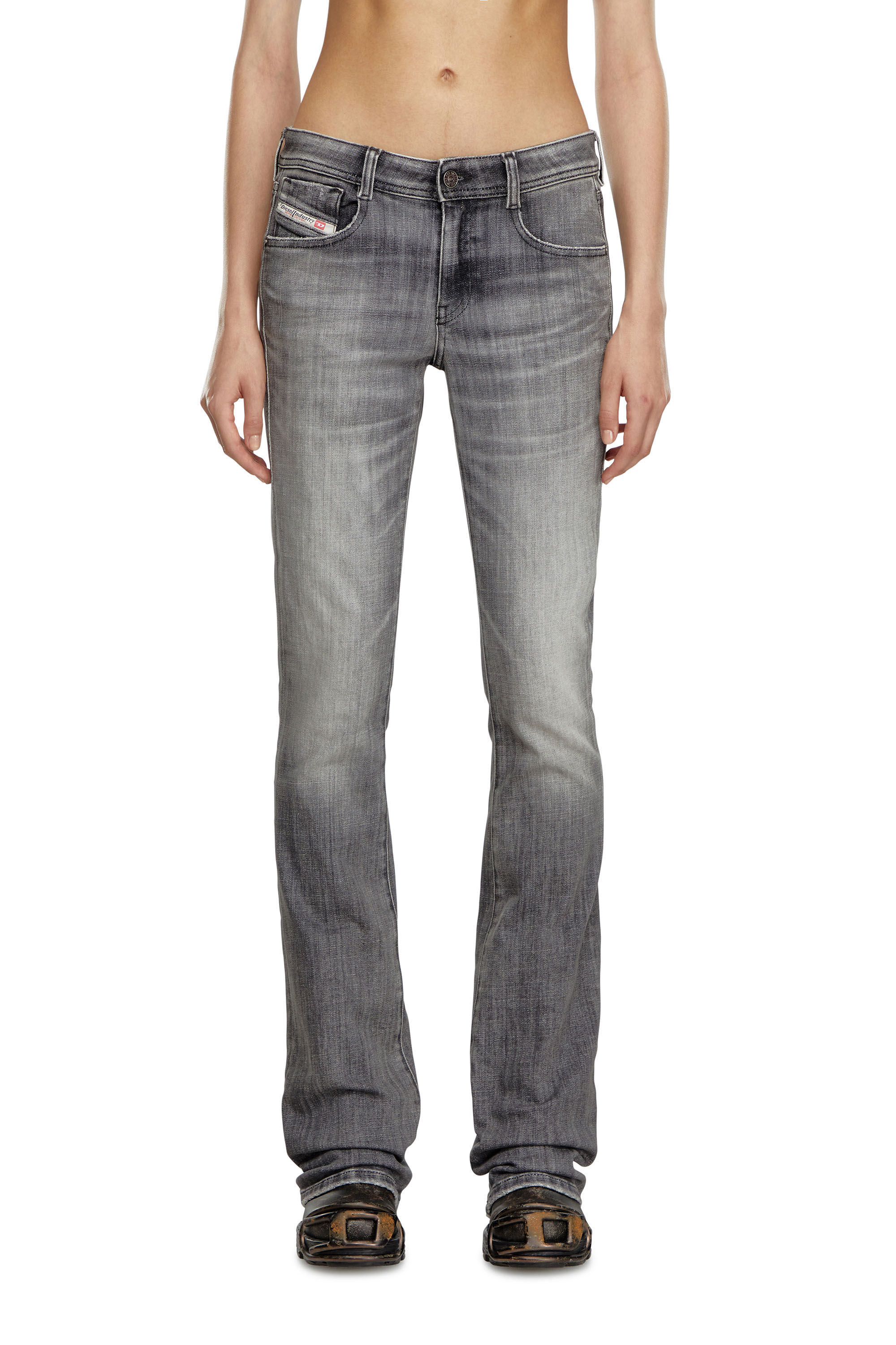 Diesel - Bootcut Jeans 1969 D-Ebbey 09J29 Femme, Gris - Image 3