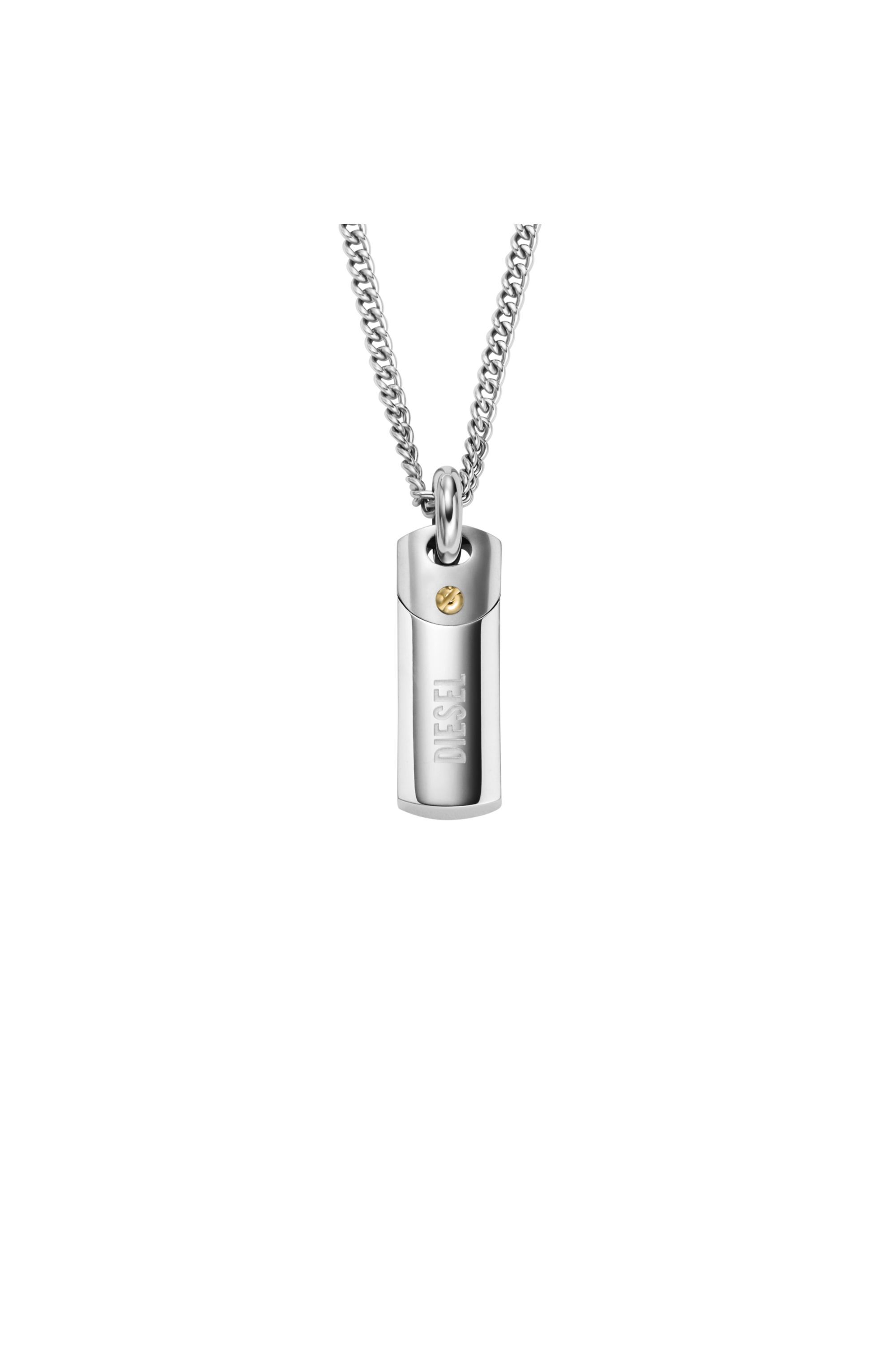 DX1116 Man: Steel dog tag pendant necklace | Diesel DX1116 Man: Steel dog tag pendant necklace | Diesel