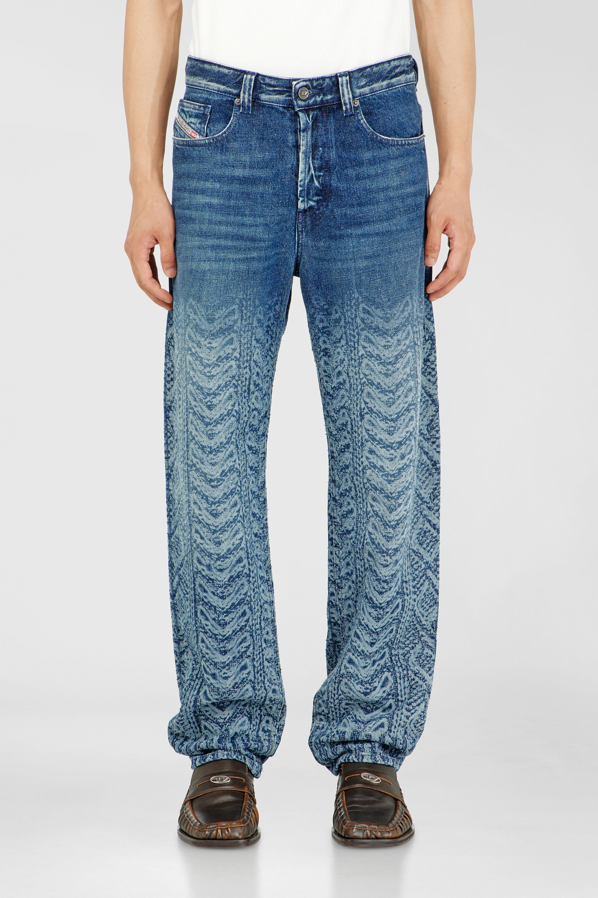 Diesel - Regular Jeans 2024 D-Macs 007EV Homme, Bleu Fonc&eacute; - Image 4