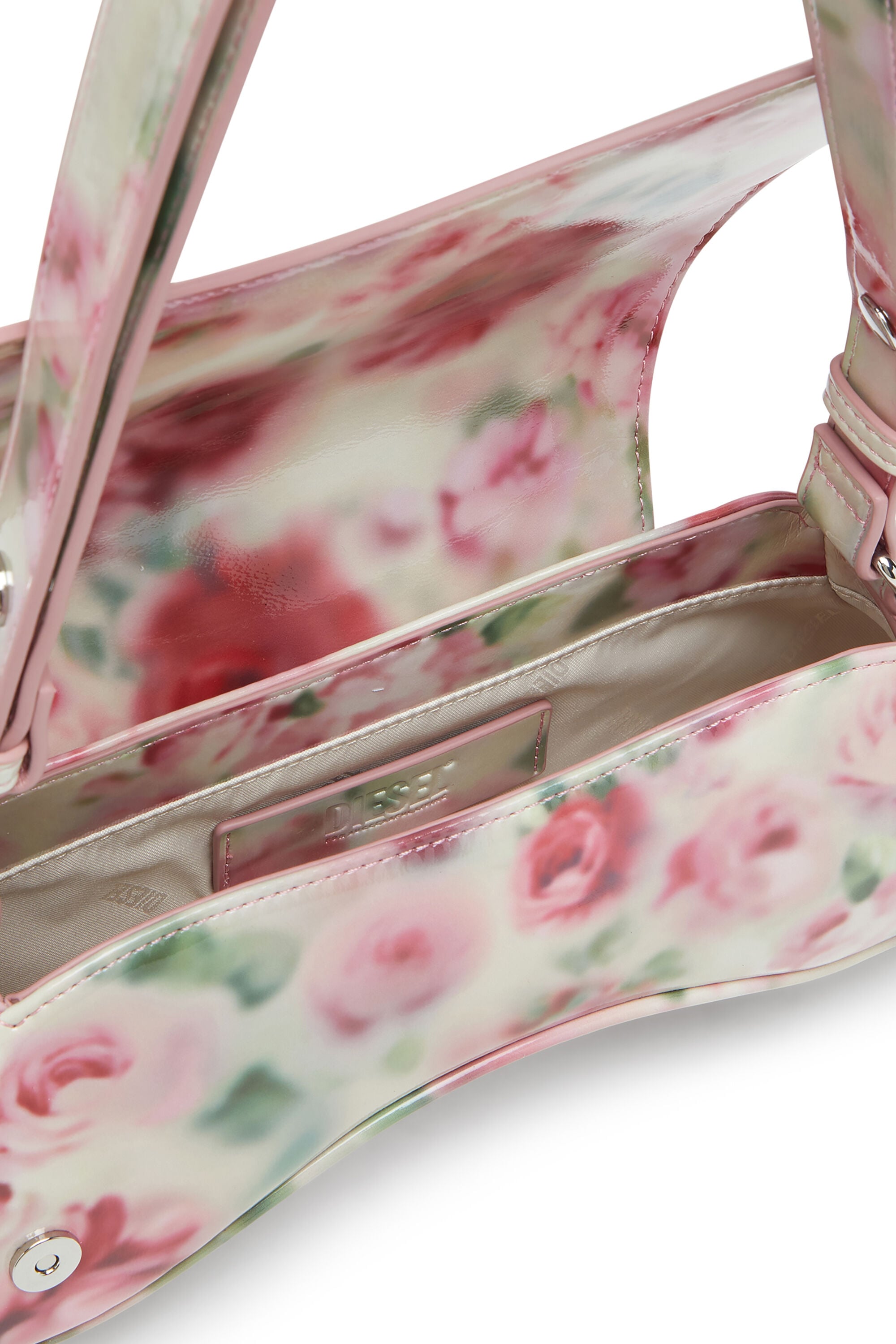 Women's Play-Glossy printed crossbody bag | Multicolor | Diesel