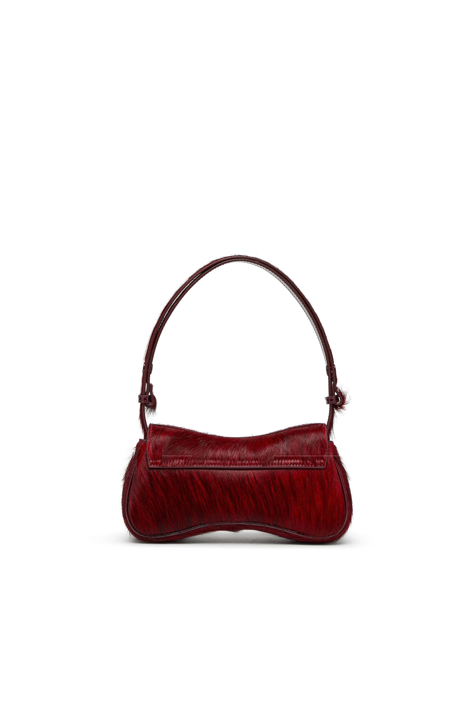 Diesel - PLAY CLUTCH, Pochette en cuir poilu coloré Femme in Rouge - 3