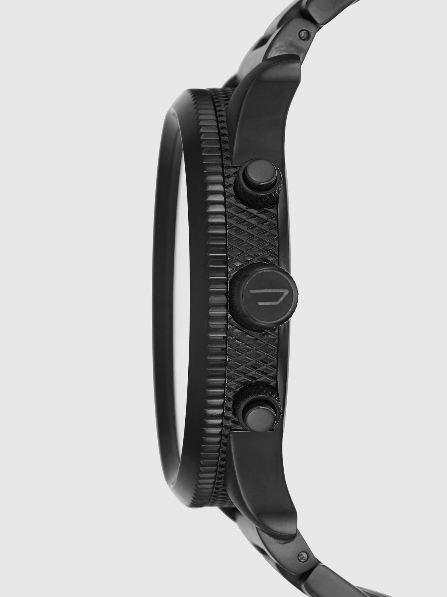 DZ4447 Man: Rasp Chrono watch with black ip case, 50 mm | Diesel