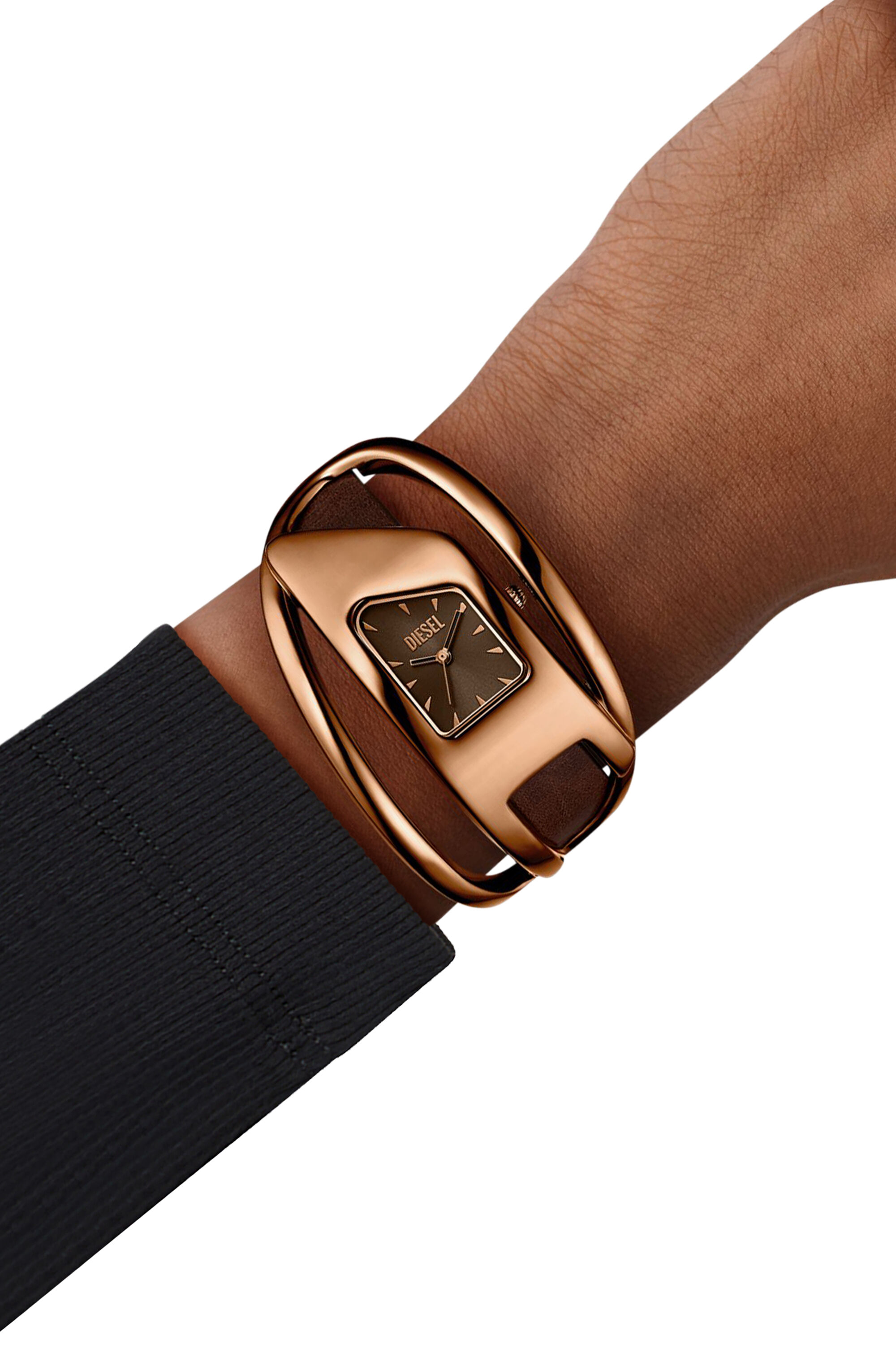 DIESEL5324-D 052 ブラウン×ゴールド Diesel® Chronograph 'Sideshow' Men's Watch DZ7476 - Ormoda.com