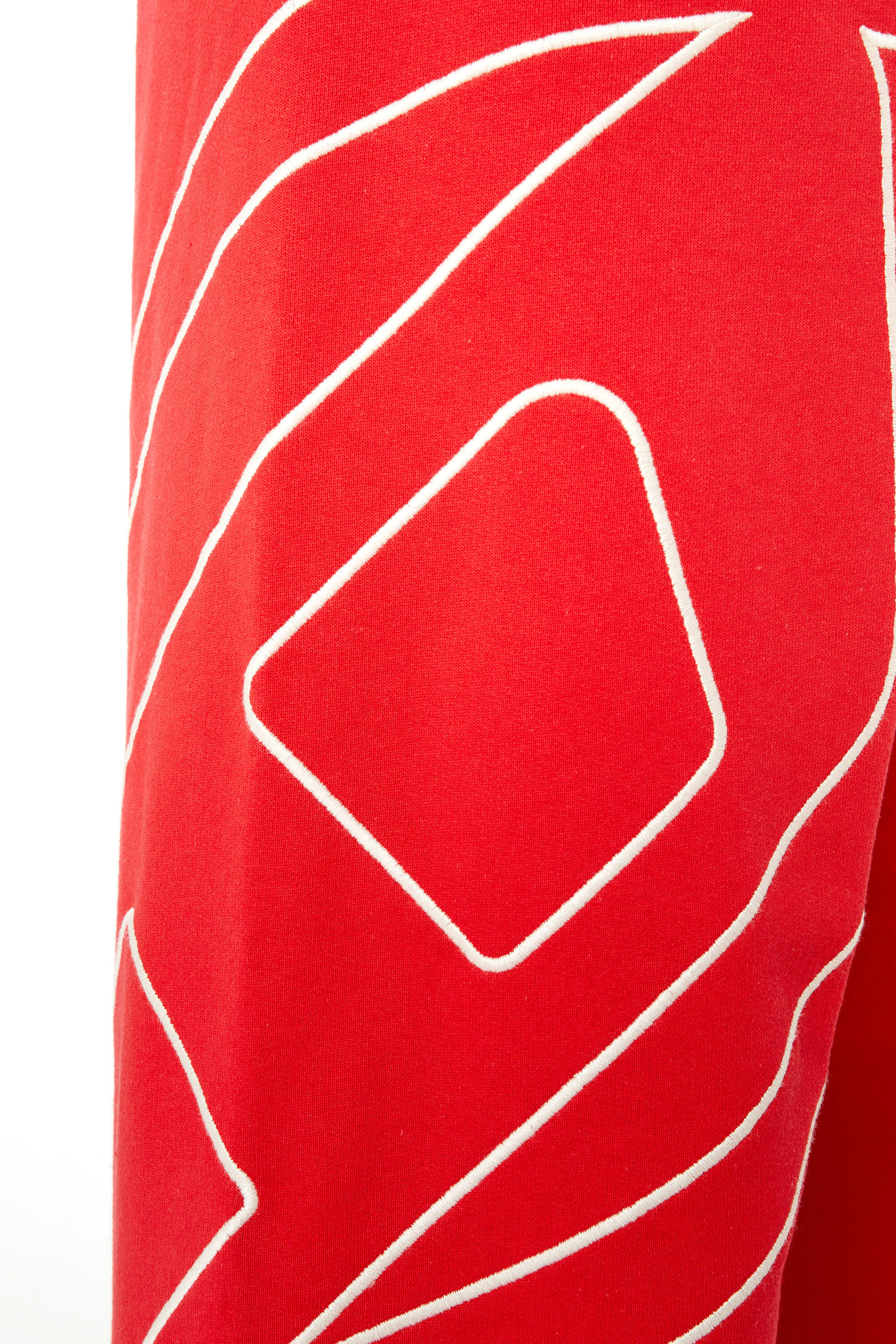 Diesel - P-MARKY-MEGOVAL, Male's Sweatpants with maxi D logo in Red - 4