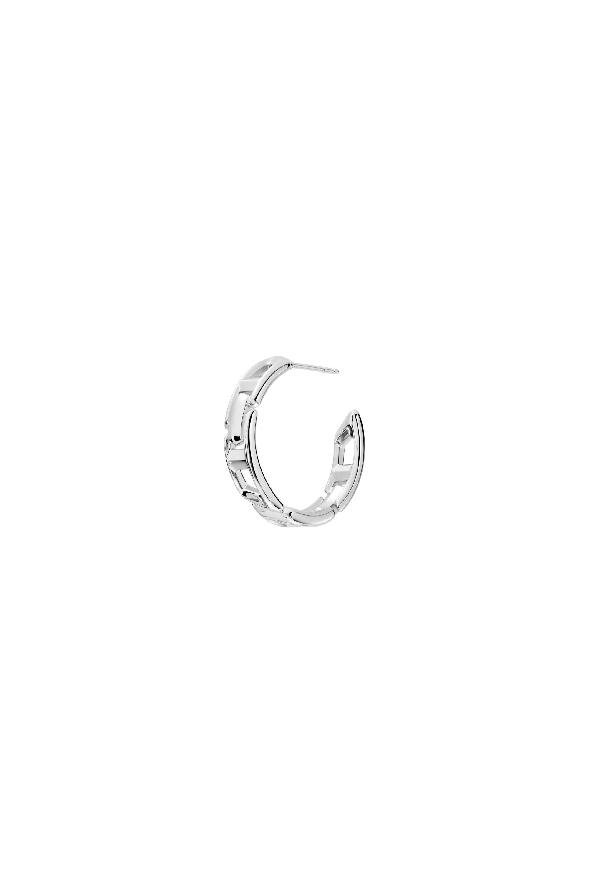 Women's Sterling silver hoop earring | Silver | Diesel {{Country}}