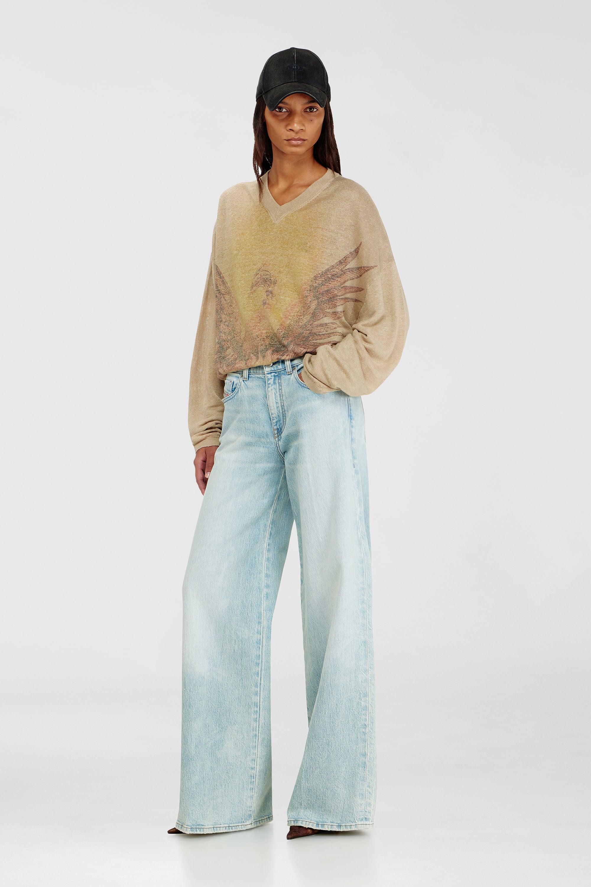 Diesel - Female's Flare Jeans 1978 D-Akemi 0KBBX, Light Blue - 1