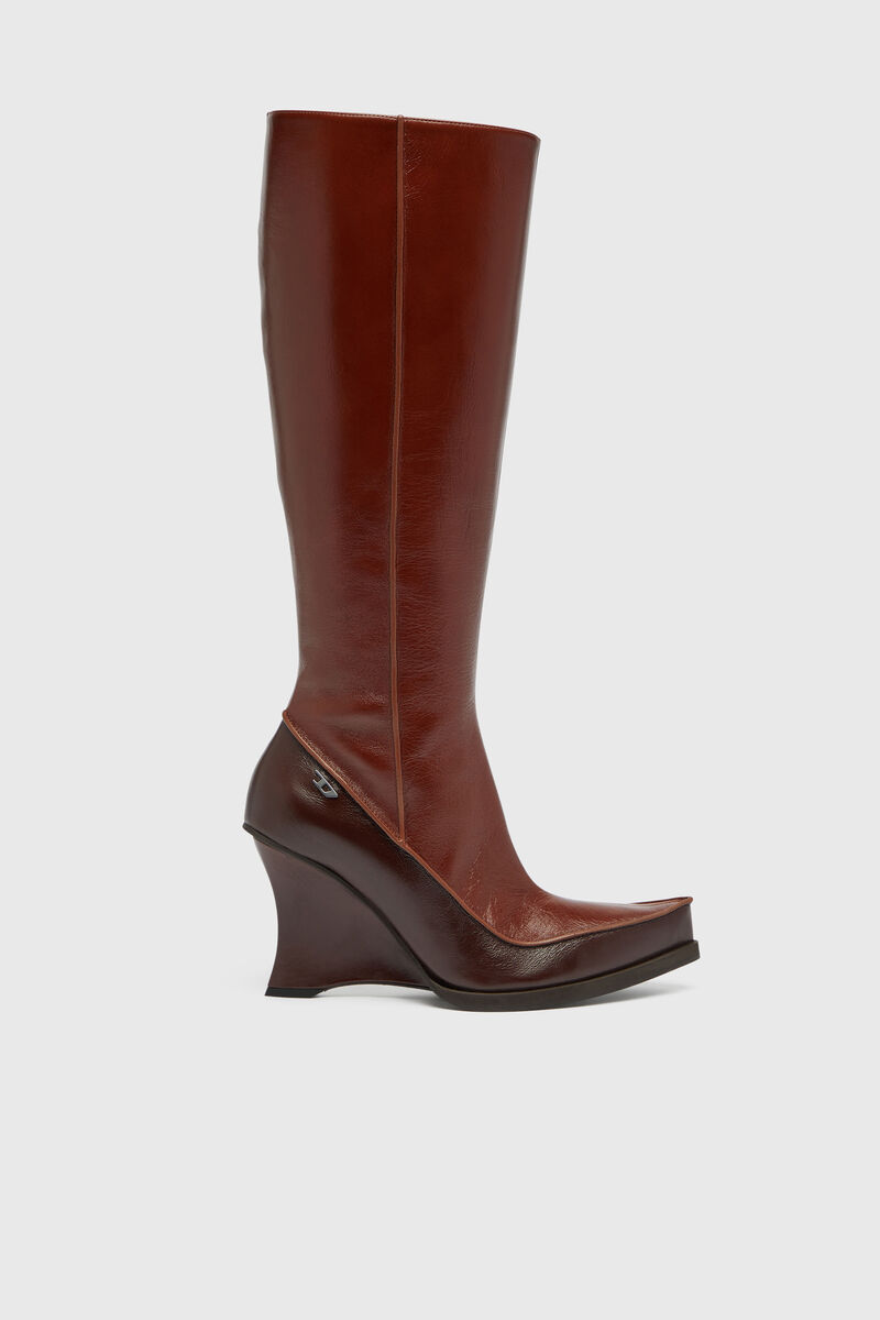 D-Lucette Knee-high boots in leather