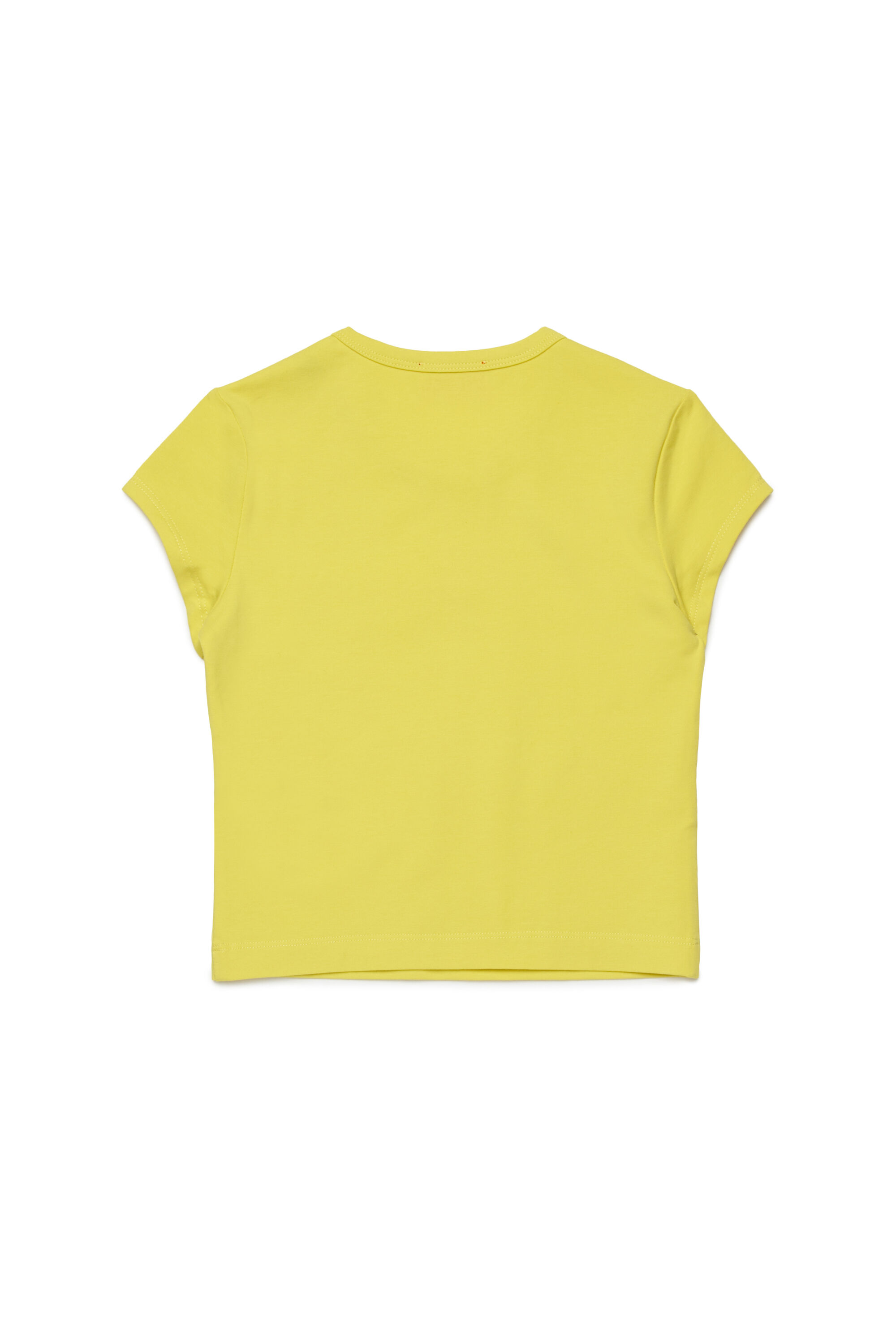  girl Tシャツ イエロー エックスガール（X-gir）（レディース）スラッシュ ロゴ 半袖Tシャツ