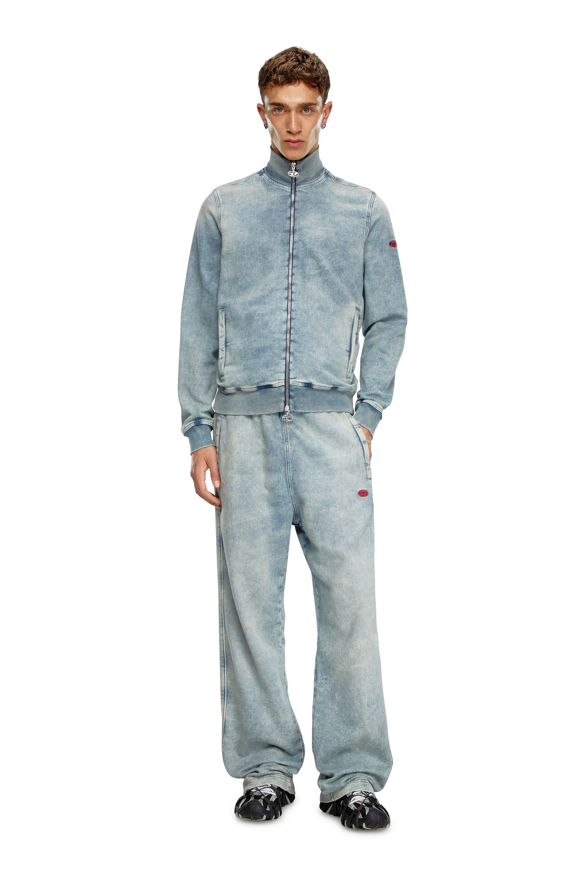 Diesel - Male's Relaxed D-Martyans Track Denim 068LU, Light Blue - 1
