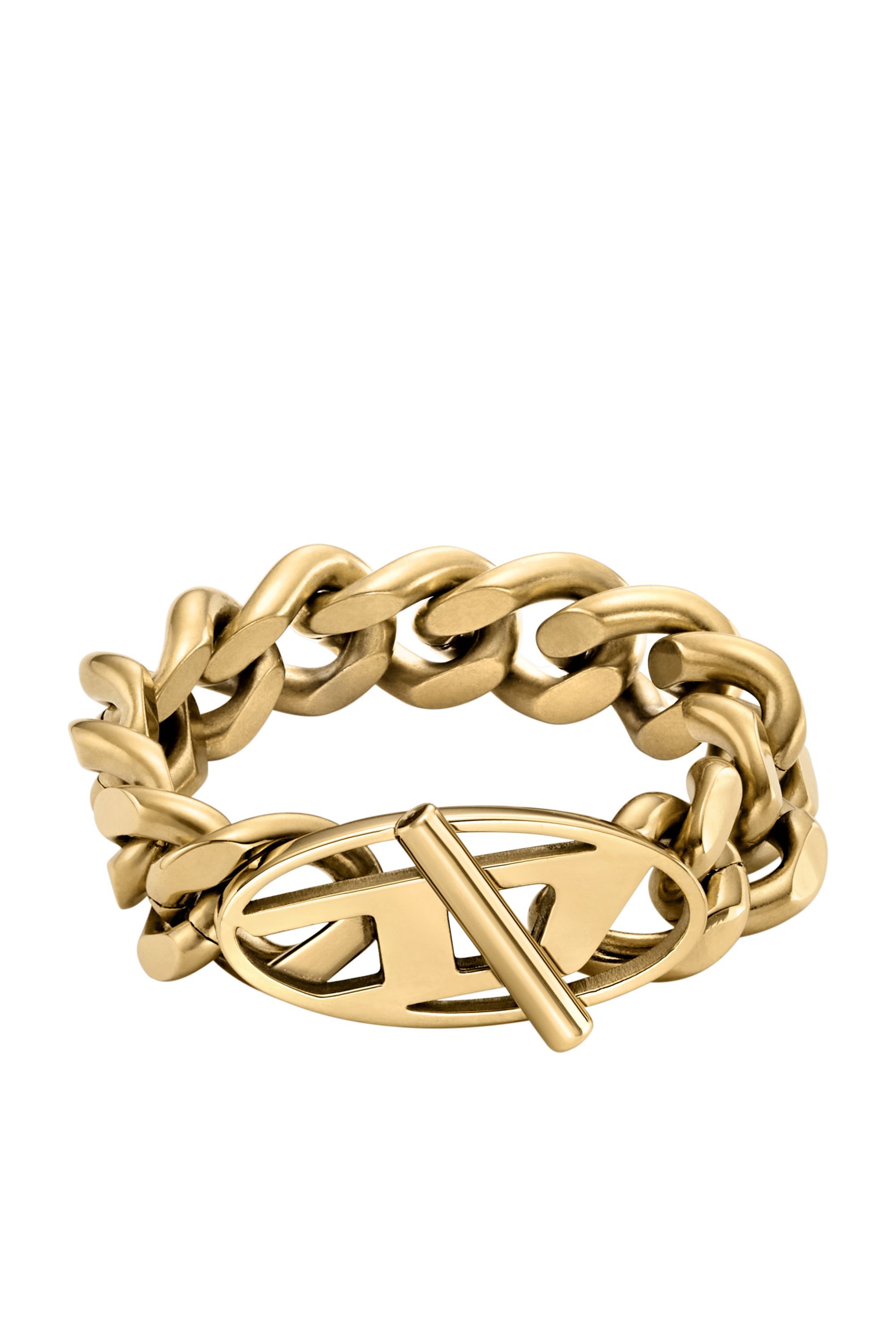 Women's Gold-Tone Stainless Steel Soft Chain Ring | Gold