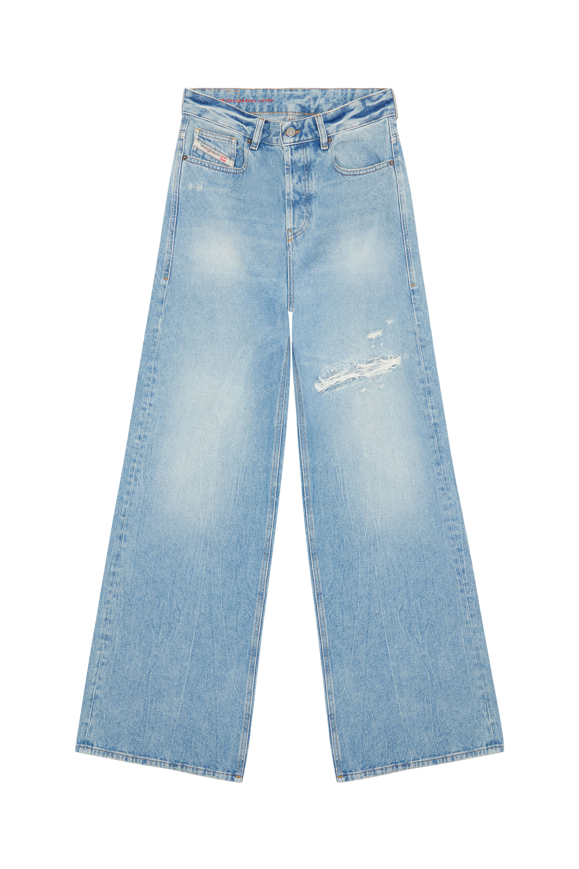 Diesel - Female's Relaxed Jeans 1996 D-Sire 09E25, Light Blue - 2