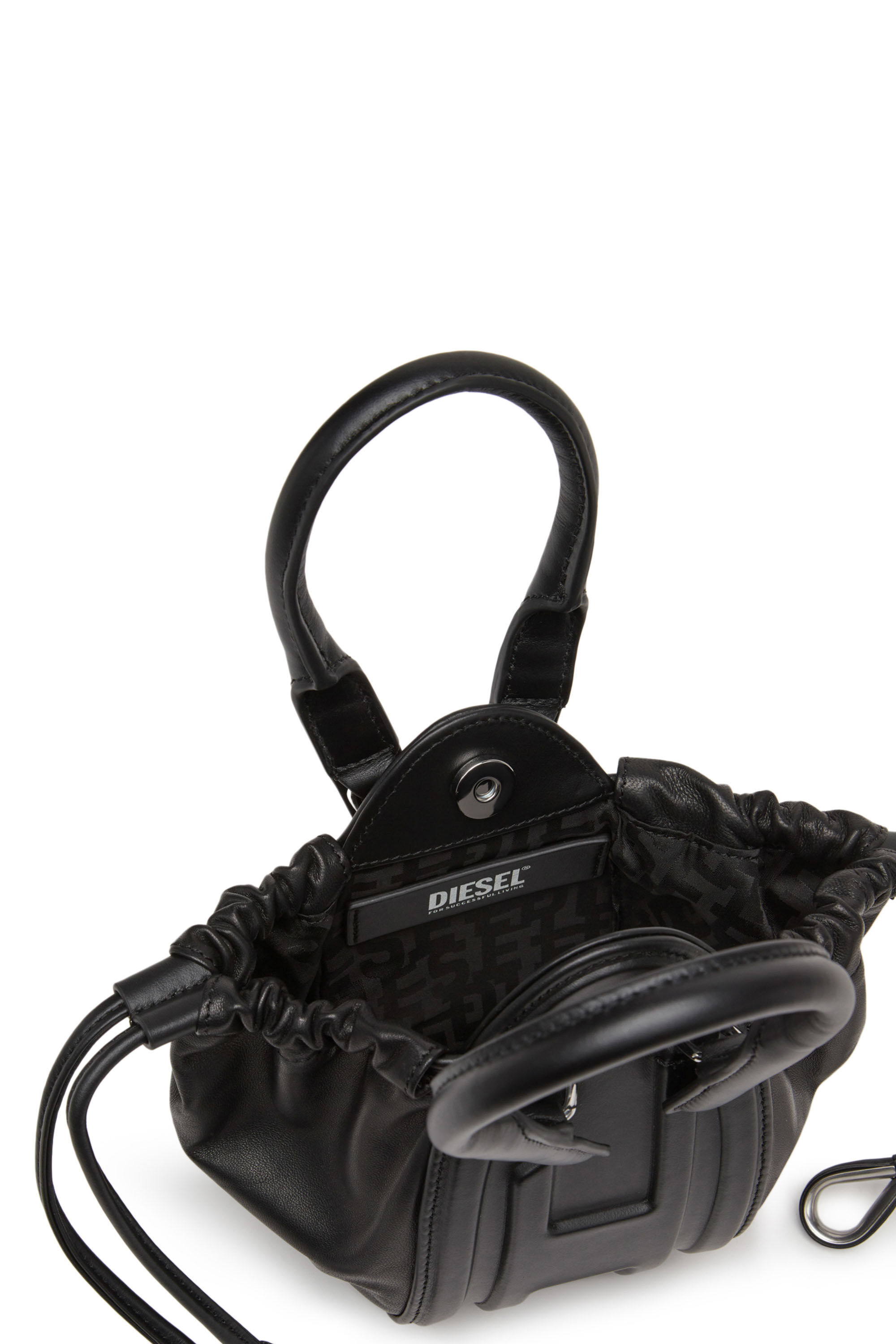 Diesel - 1DR-FOLD XXS, Female's 1DR-Fold XXS - Handbag in nappa leather in Black - 2