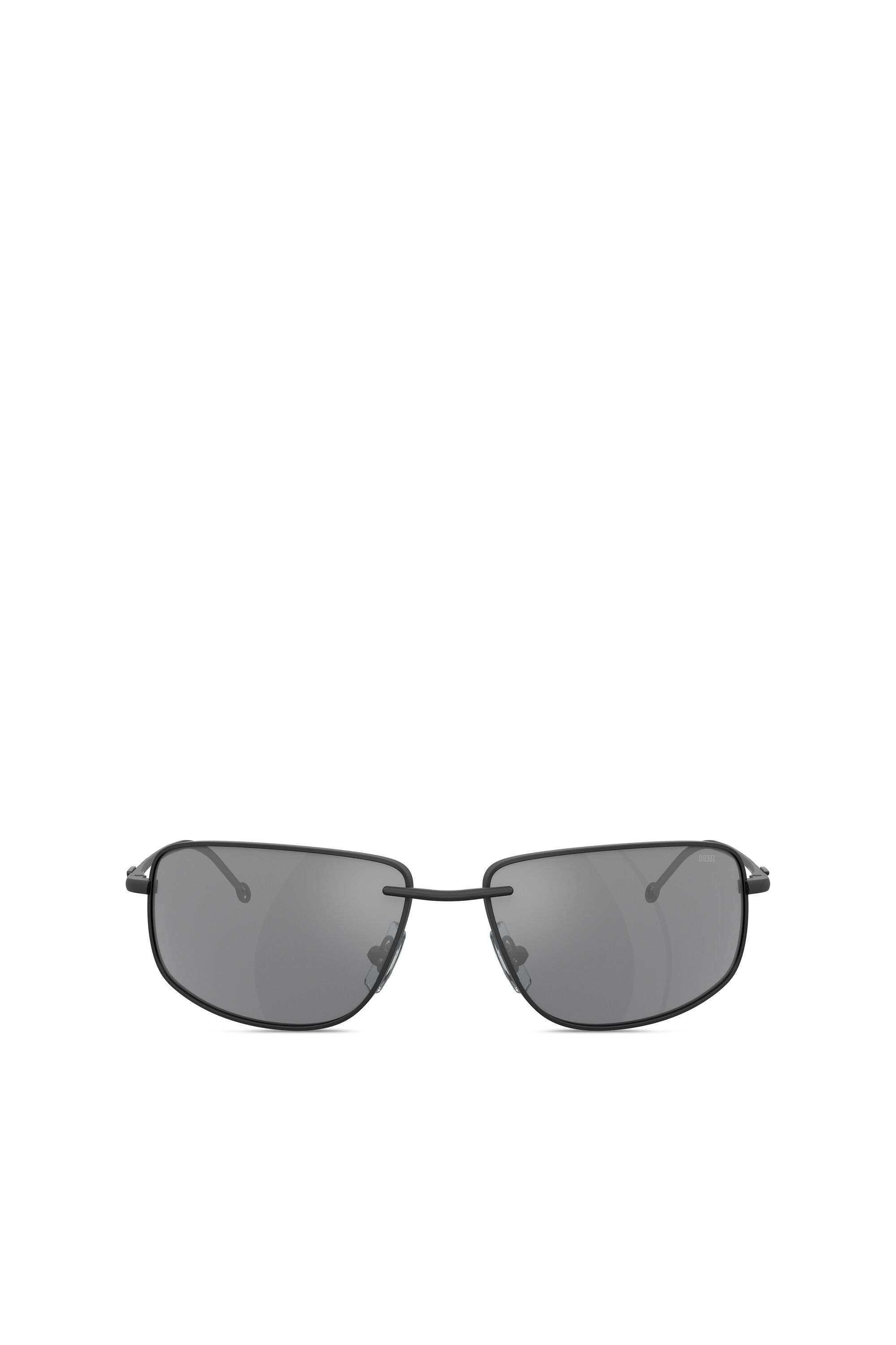 Diesel - 0DL1005, Lunettes de soleil en métal de forme Racer Mixte in Noir - 1