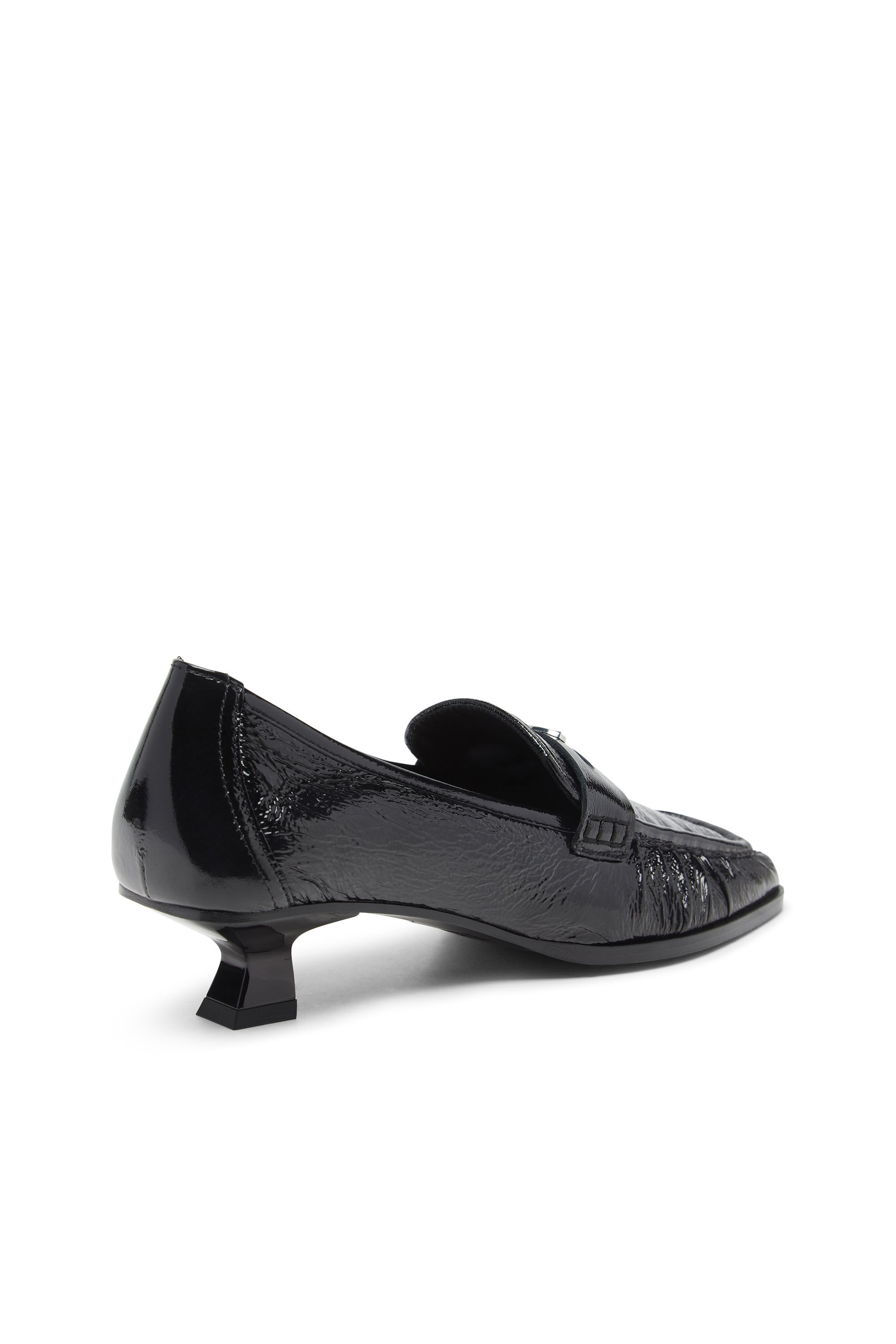 Women's D-Amber-Penny loafers in naplak leather | Black | Diesel