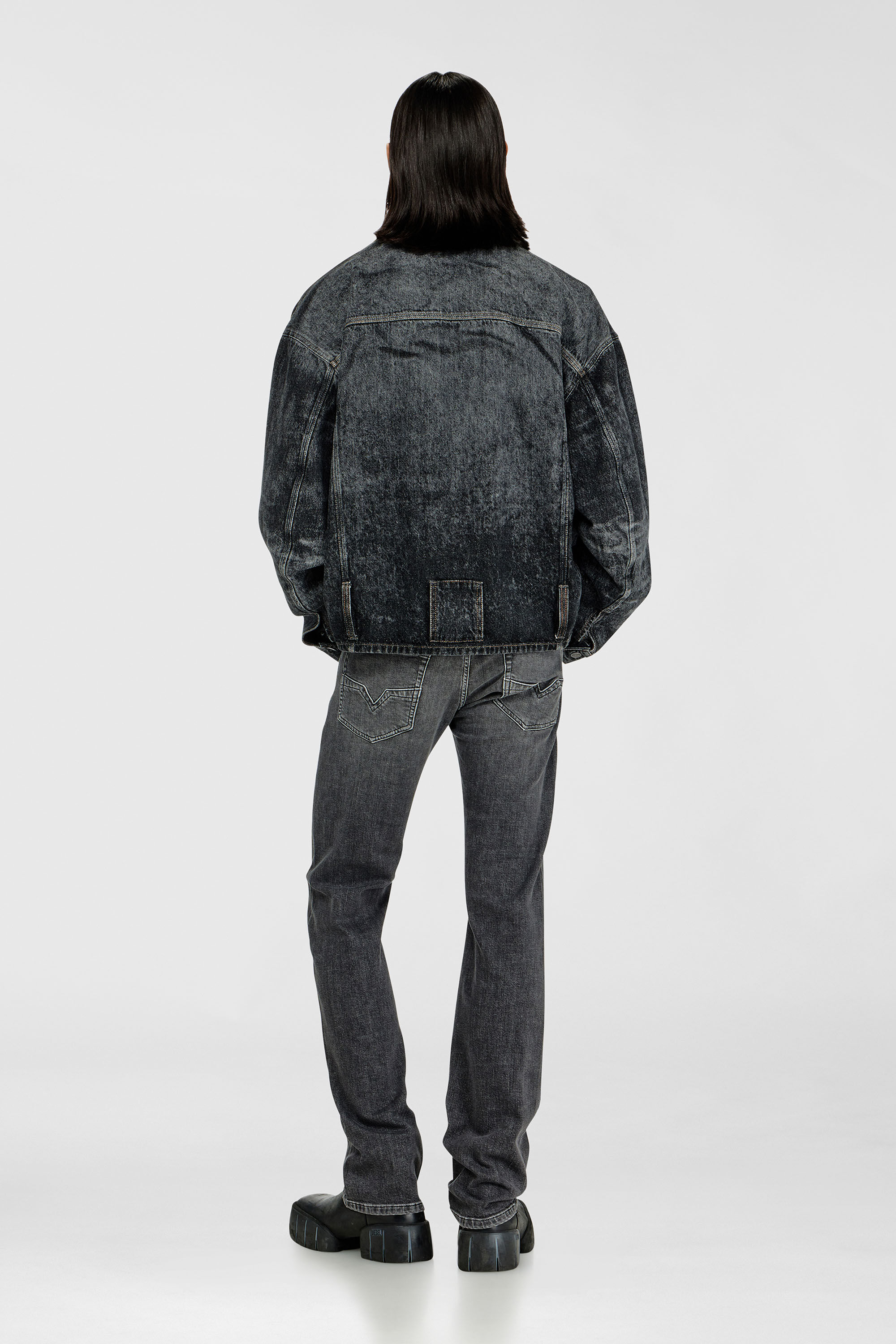 Men's Regular Jeans | Low Waist 1985 LarkeeBlack/Dark grey | Diesel US