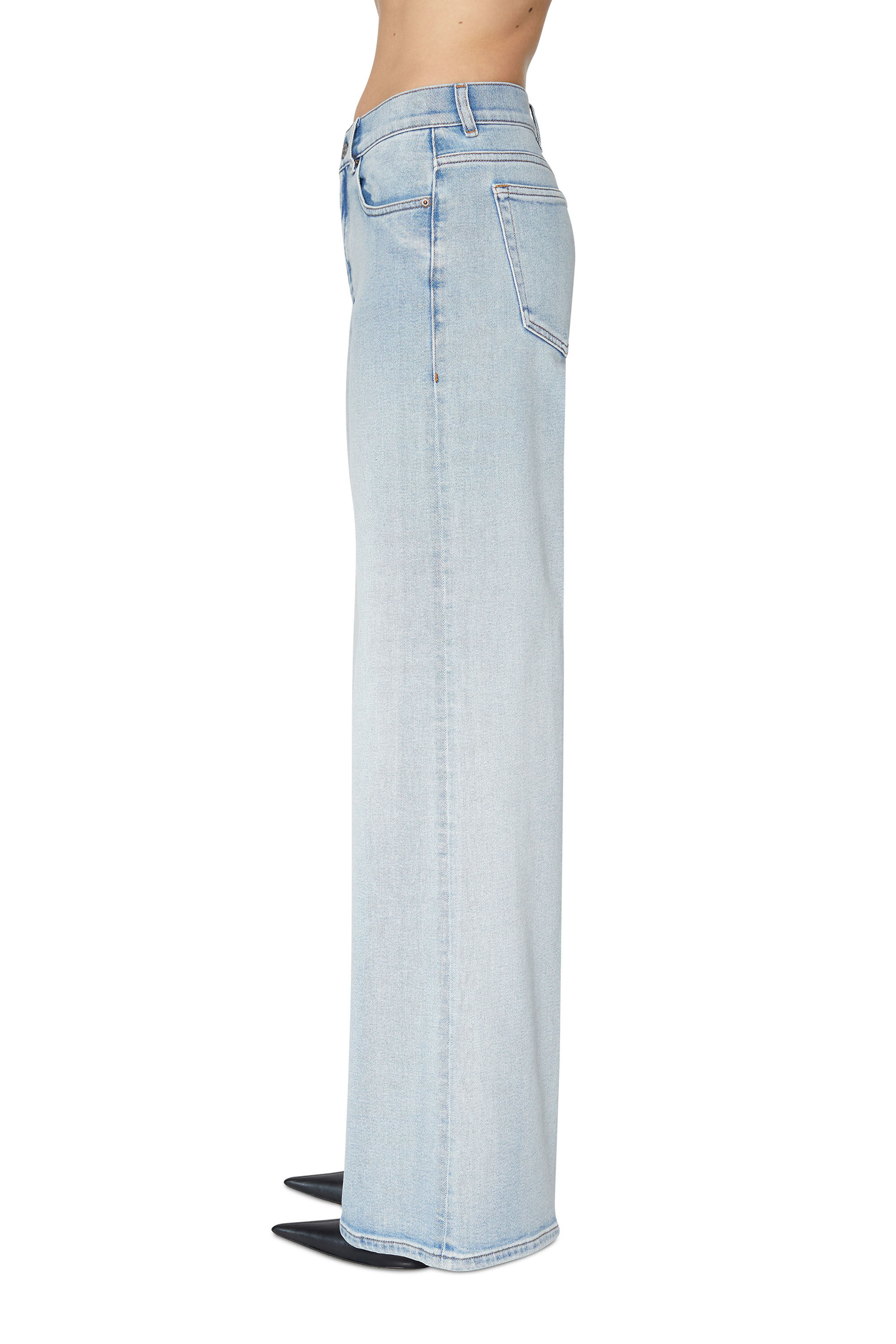 Diesel - Bootcut and Flare Jeans 1978 D-Akemi 09C08, Female's Bootcut and Flare Jeans - 1978 D-Akemi in Light Blue - 4