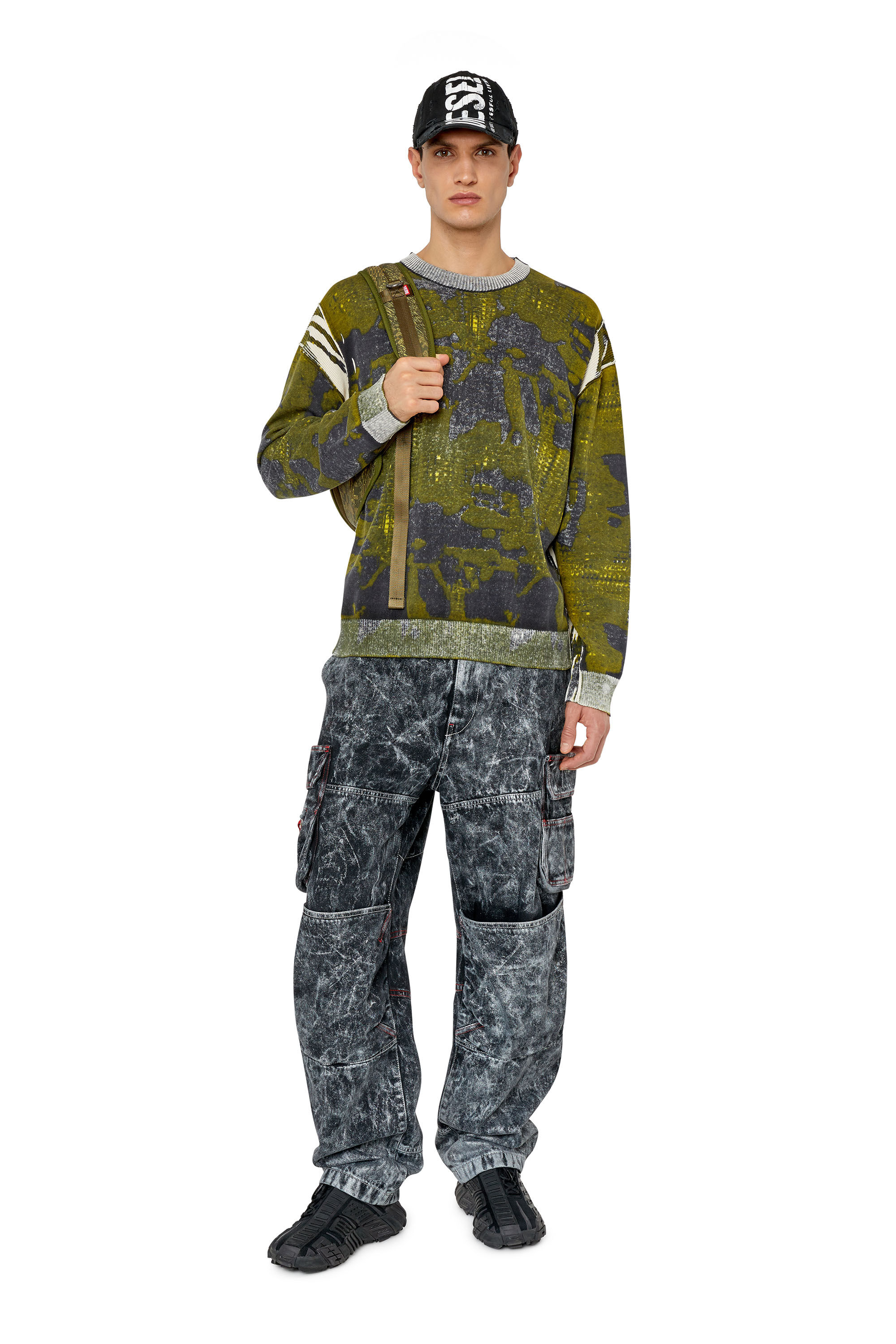 K-LARAN Man: Camo-print jumper | Diesel