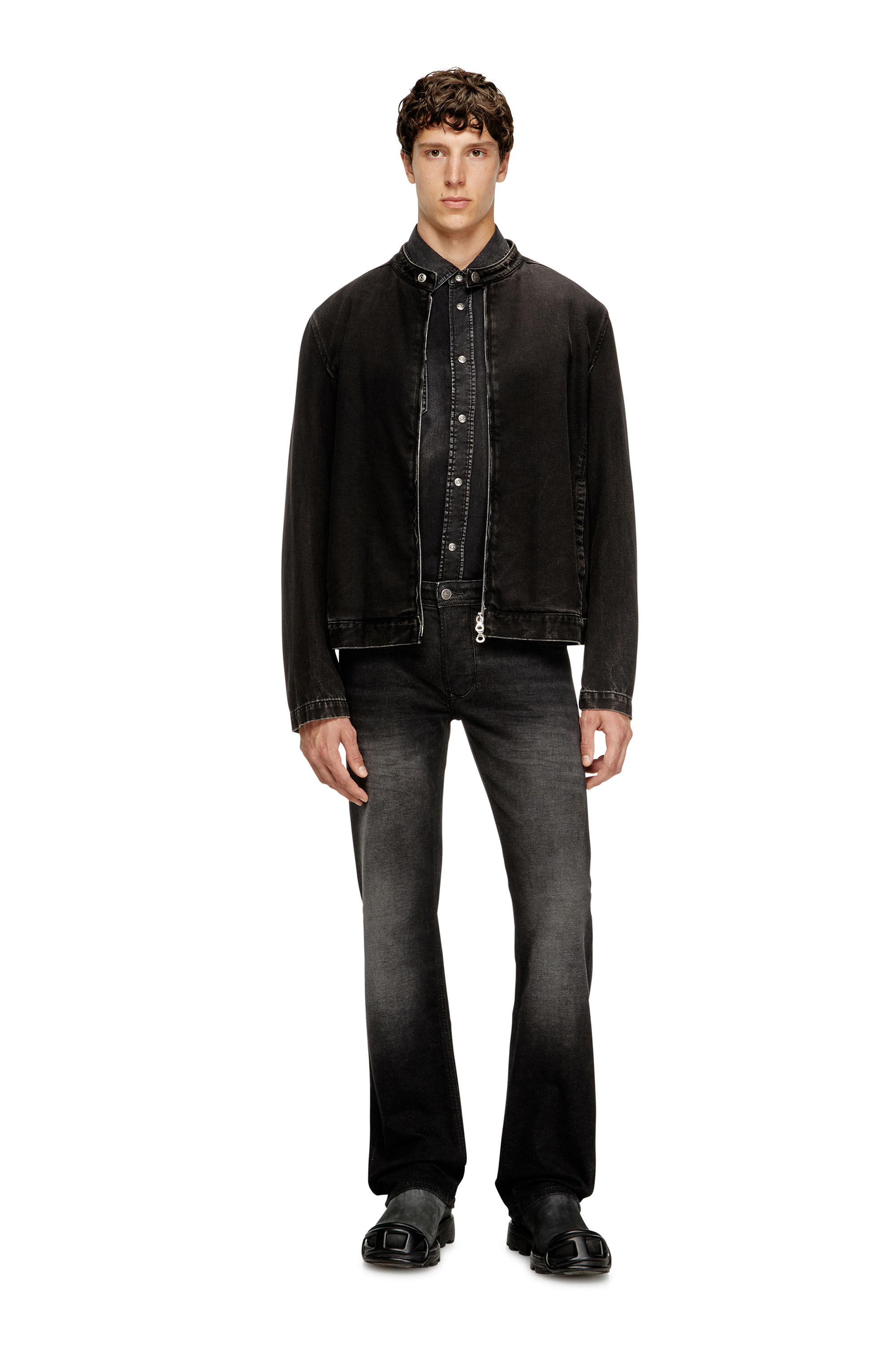 Diesel - Man's Regular Jeans 1985 Larkee 0DBDT, Black/Dark grey - 1