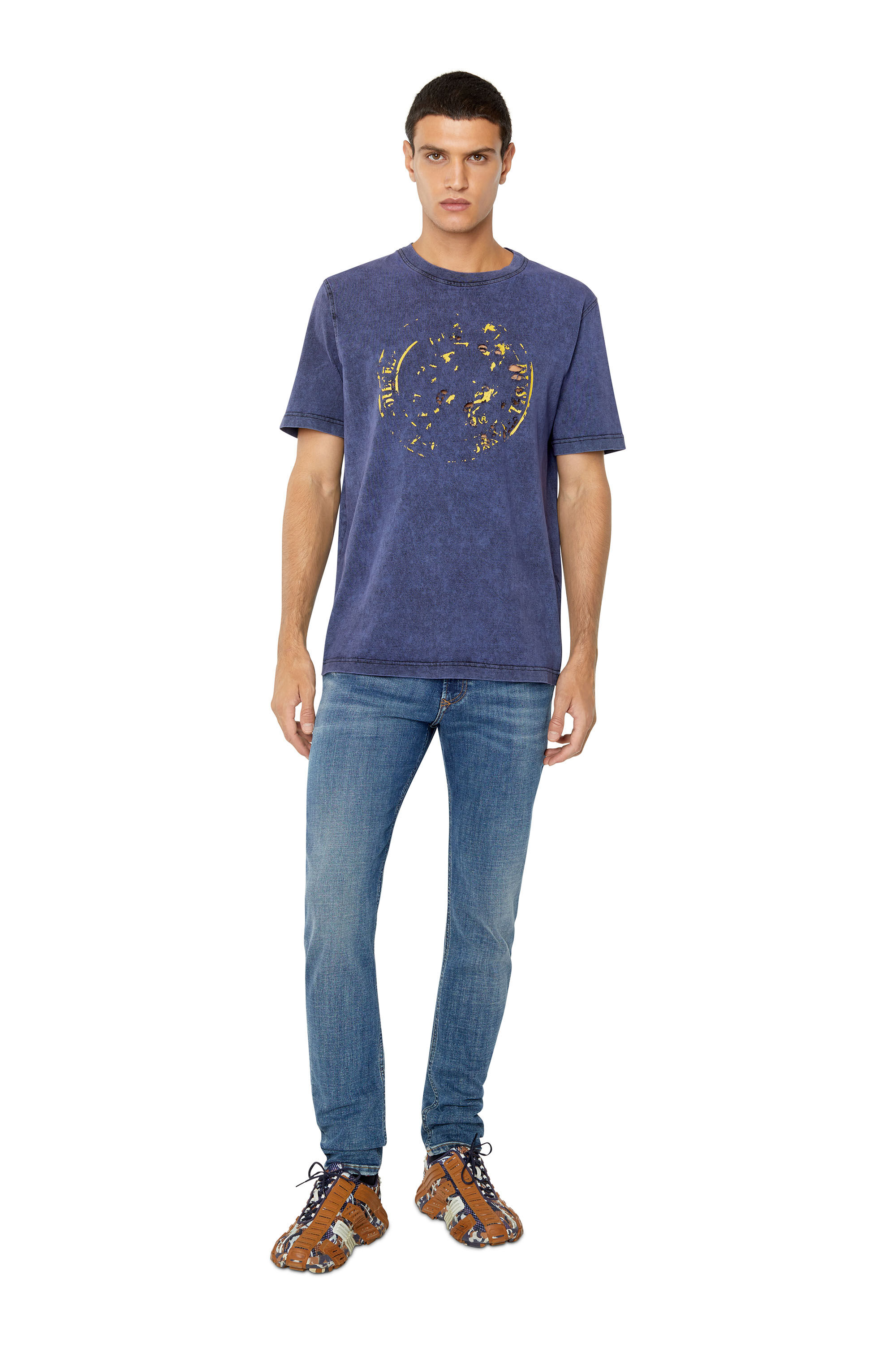 Diesel - Skinny Jeans 1979 Sleenker 09E43, Male's Skinny Jeans - 1979 Sleenker in Medium Blue - 1