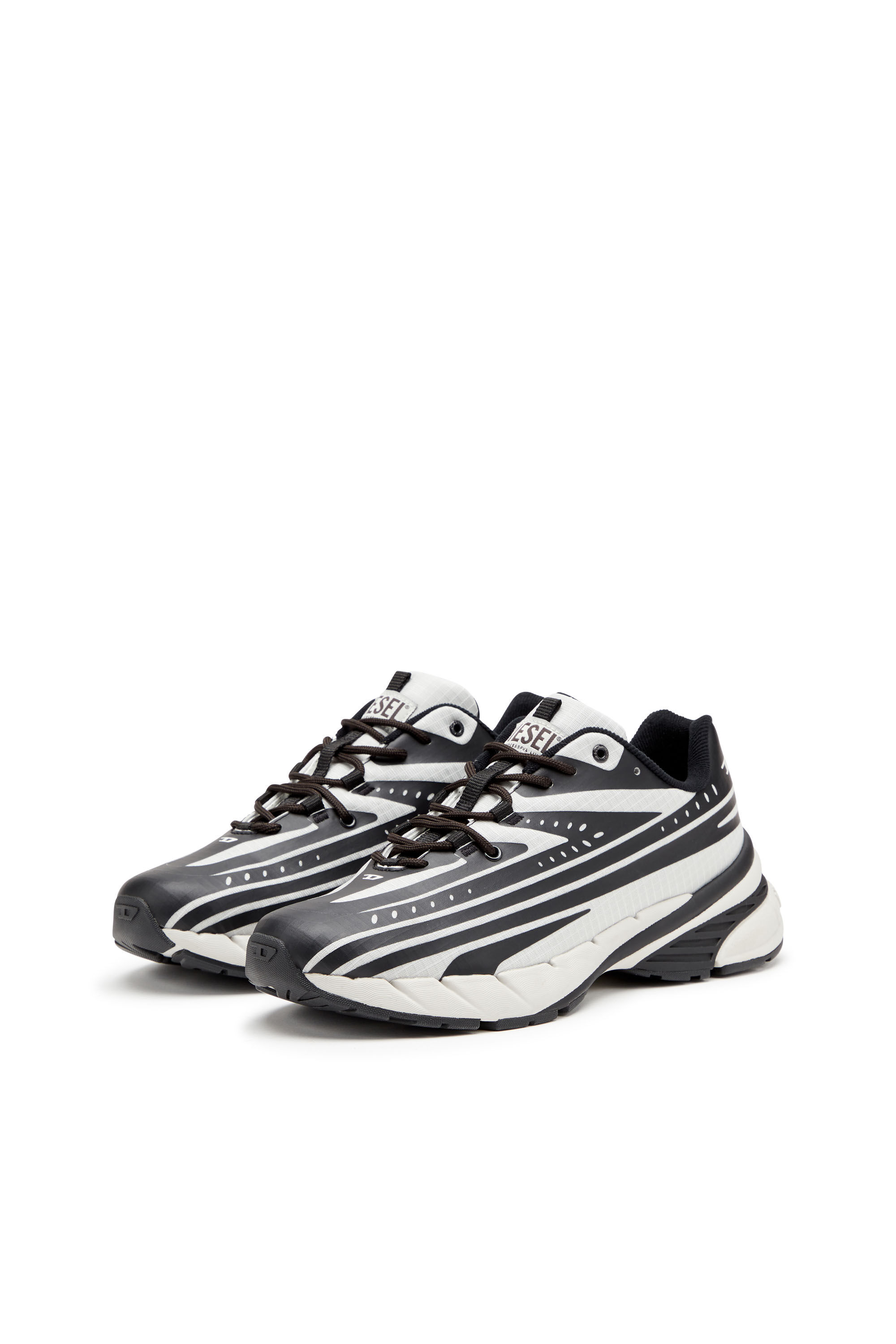 Men's D-Airspeed Low-Striped sneakers in coated ripstop