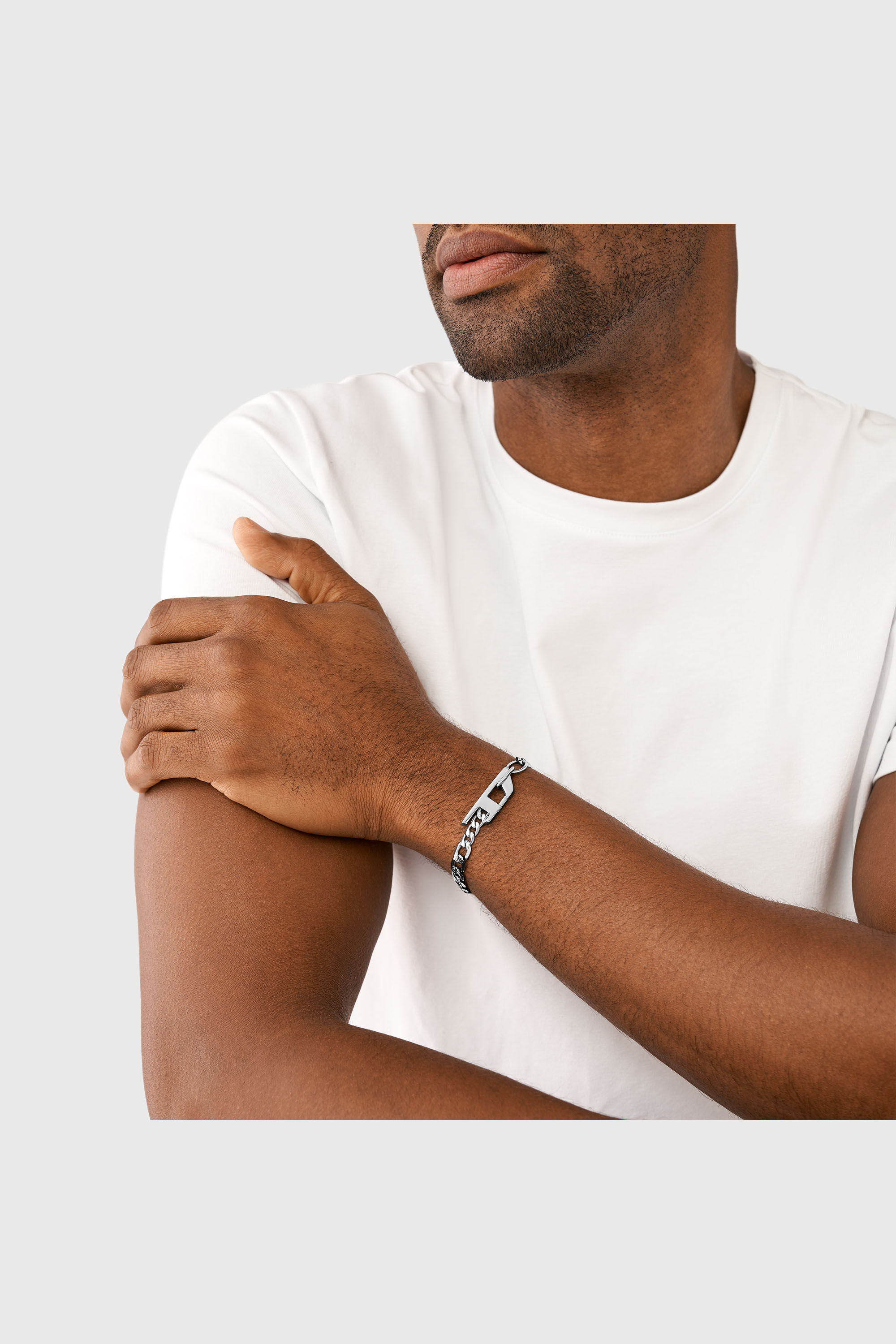 Women's Stainless steel chain bracelet | Silver | Diesel {{Country}}