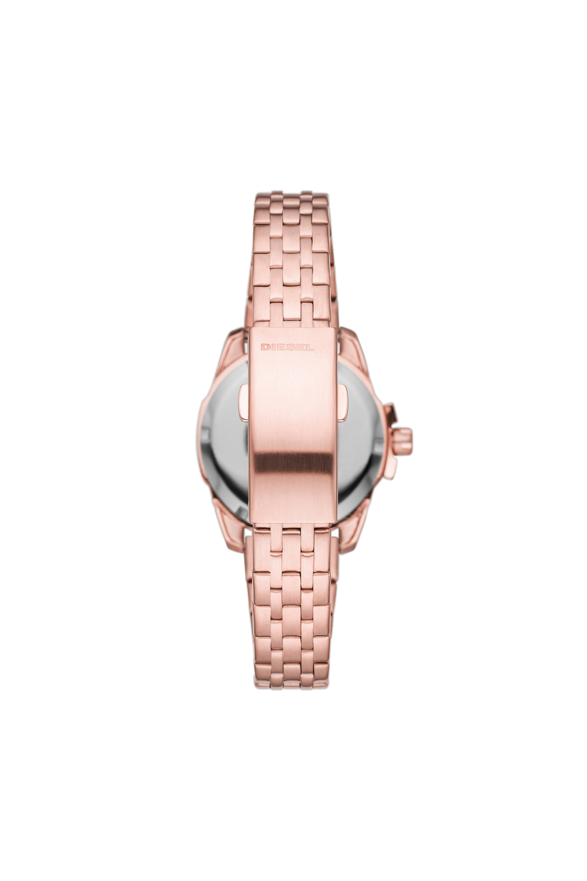 Diesel - DZ5602, Female's Baby Chief three-hand date rose gold-tone stainless steel watch in Pink - 2
