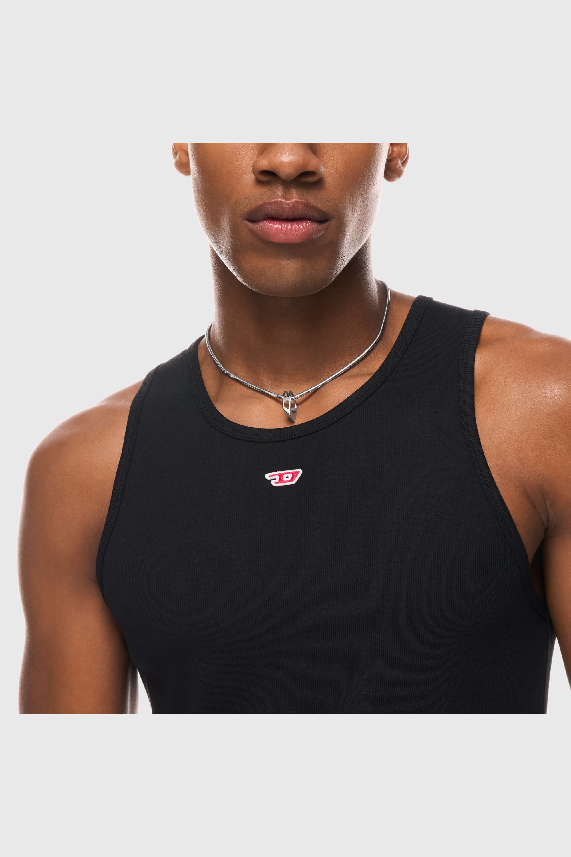 Diesel - DX167240 JEWELLERY, Collar de cadena de acero inoxidable Unisex in Plateado - 4