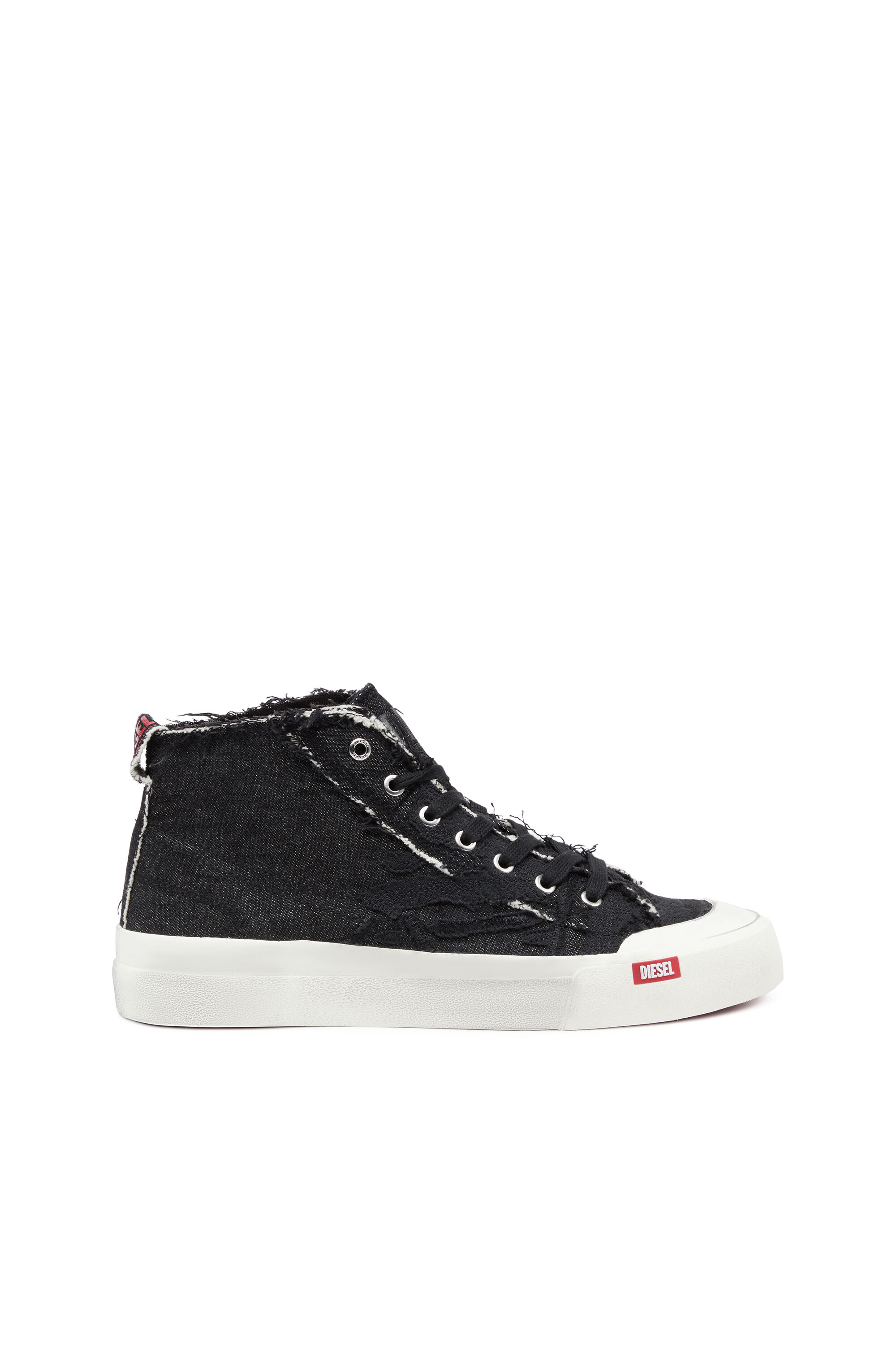 靴 DIESEL S-ATHOS ZIP S-ATHOS ZIP S-Athos Zip-High-top sneakers in premium leather