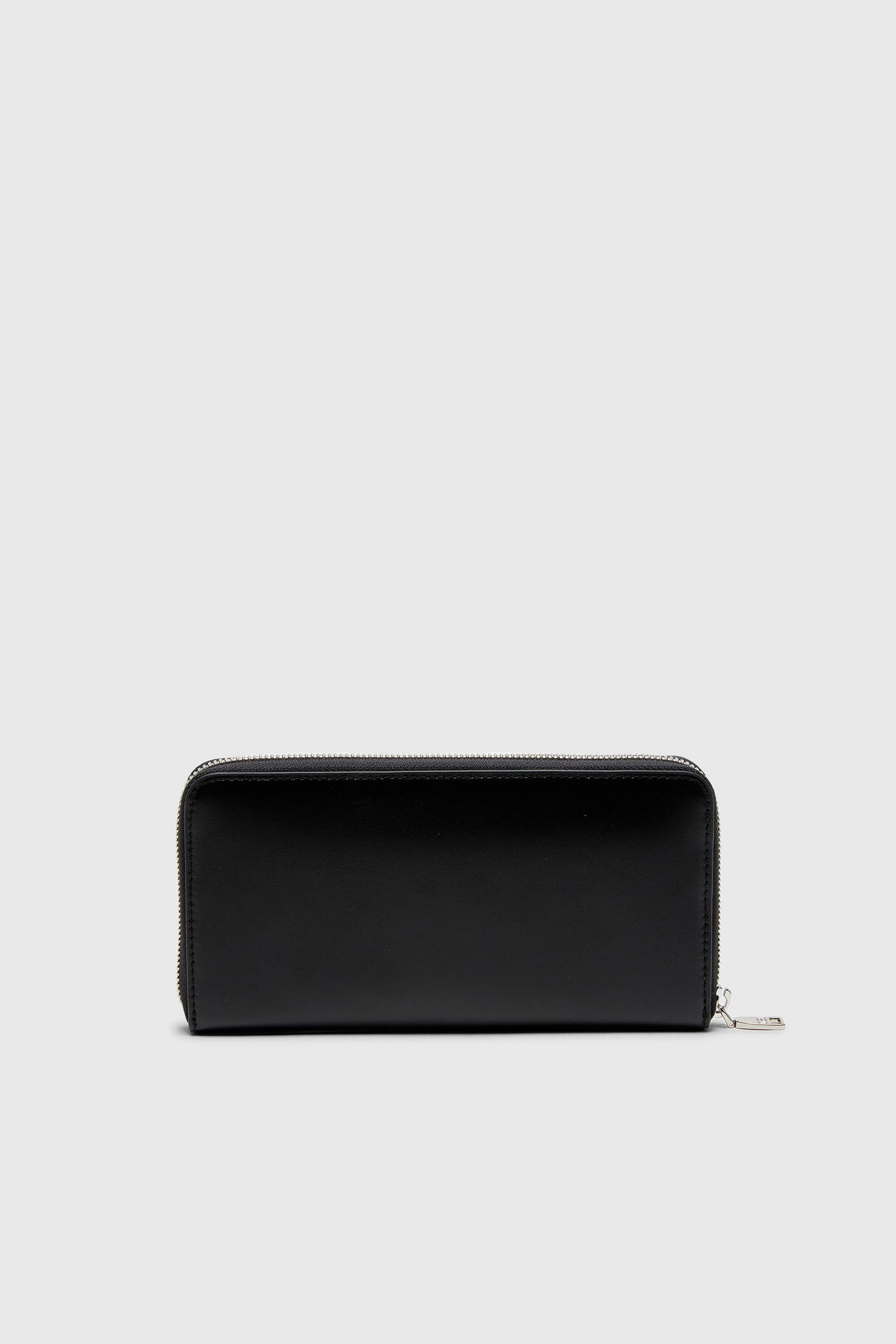 DIESELエンボス長財布 CONTINENTAL ZIPLロングウォレット Men's Long zip wallet in logo-embossed leather | Black | Diesel US
