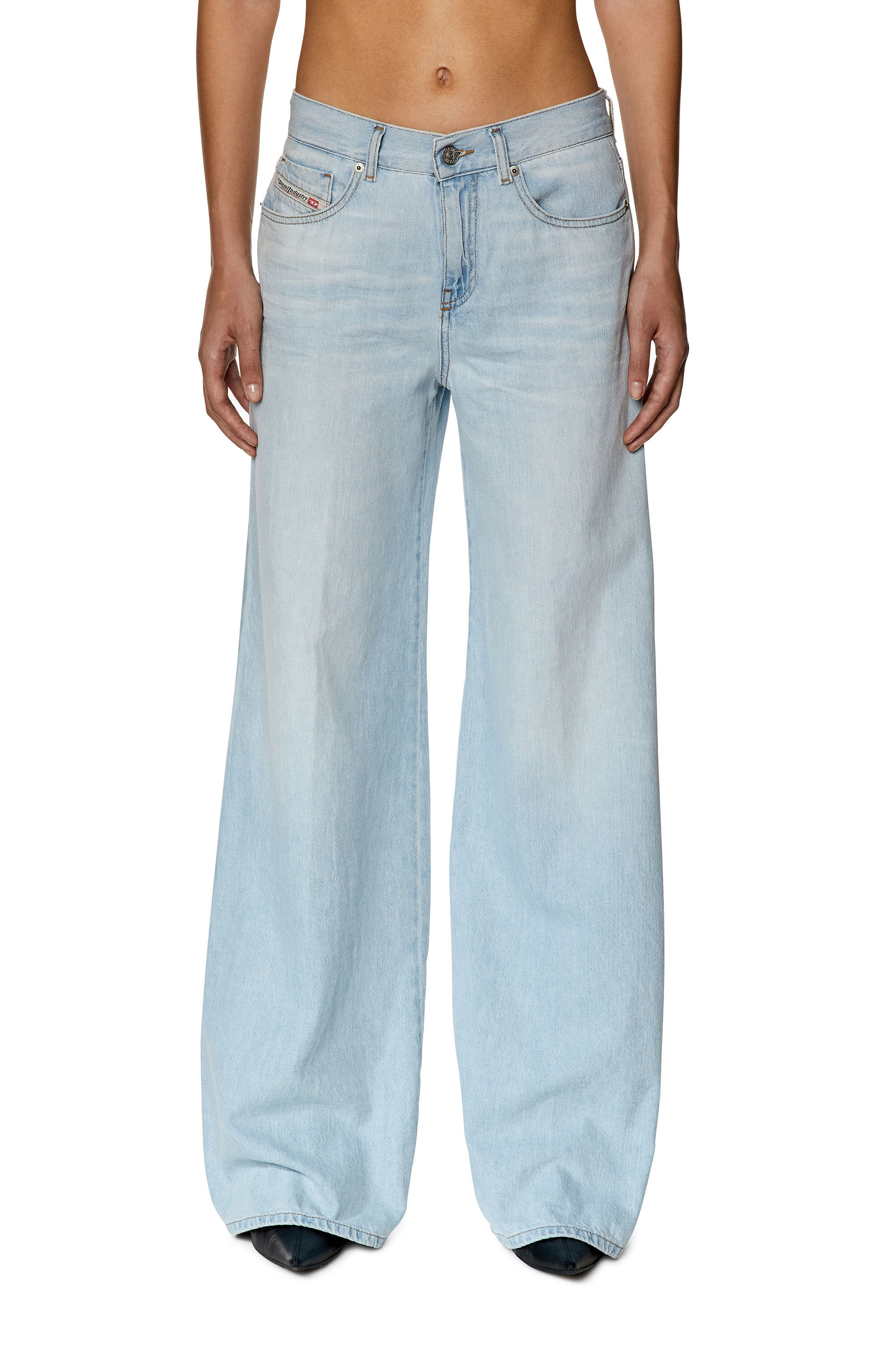 Diesel - Female's Bootcut and Flare Jeans 1978 D-Akemi 068ES, Light Blue - 3