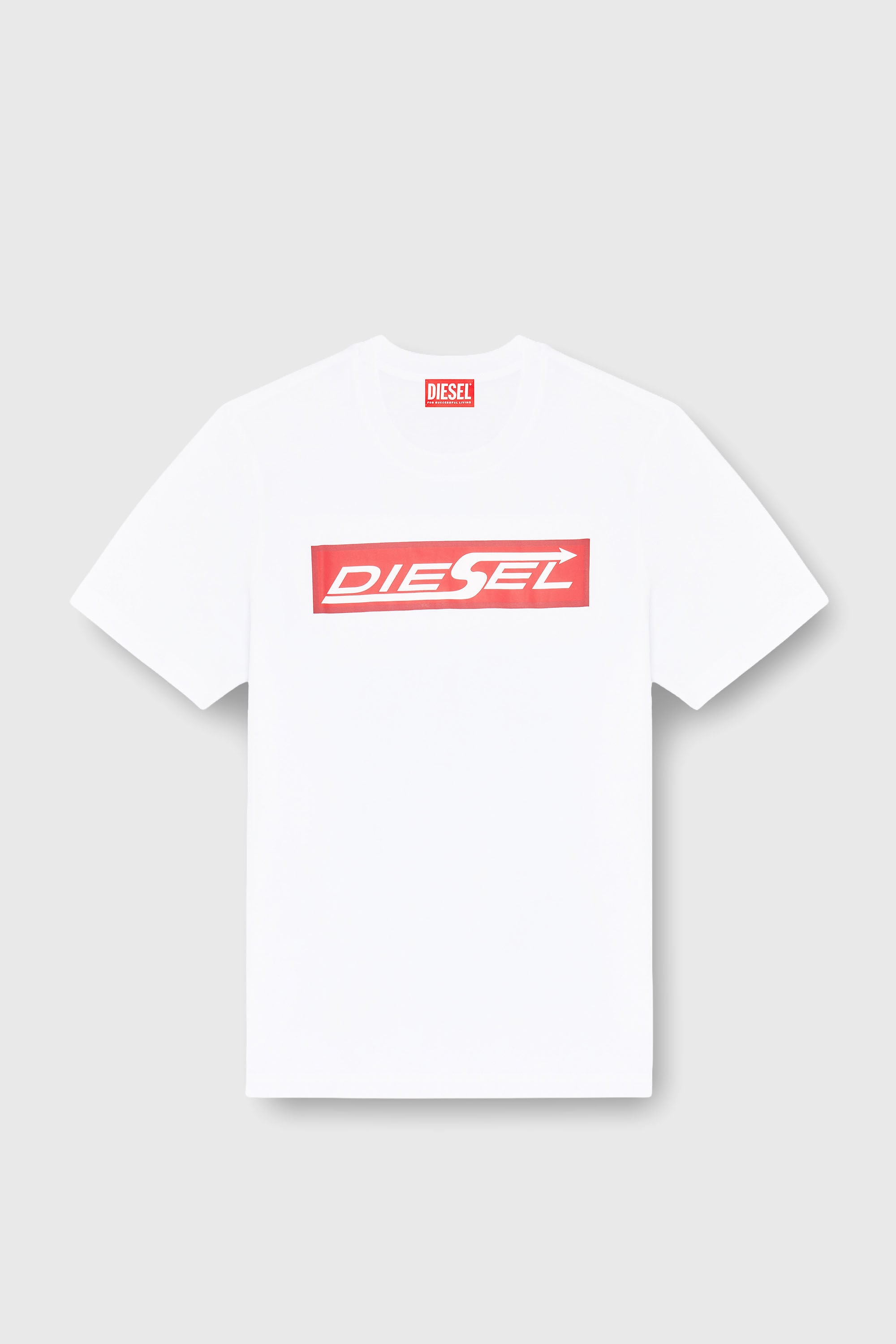 Diesel - T-BOXT-AA20, T-shirt en coton avec logo Diesel imprim&eacute; Homme in Blanc - 2