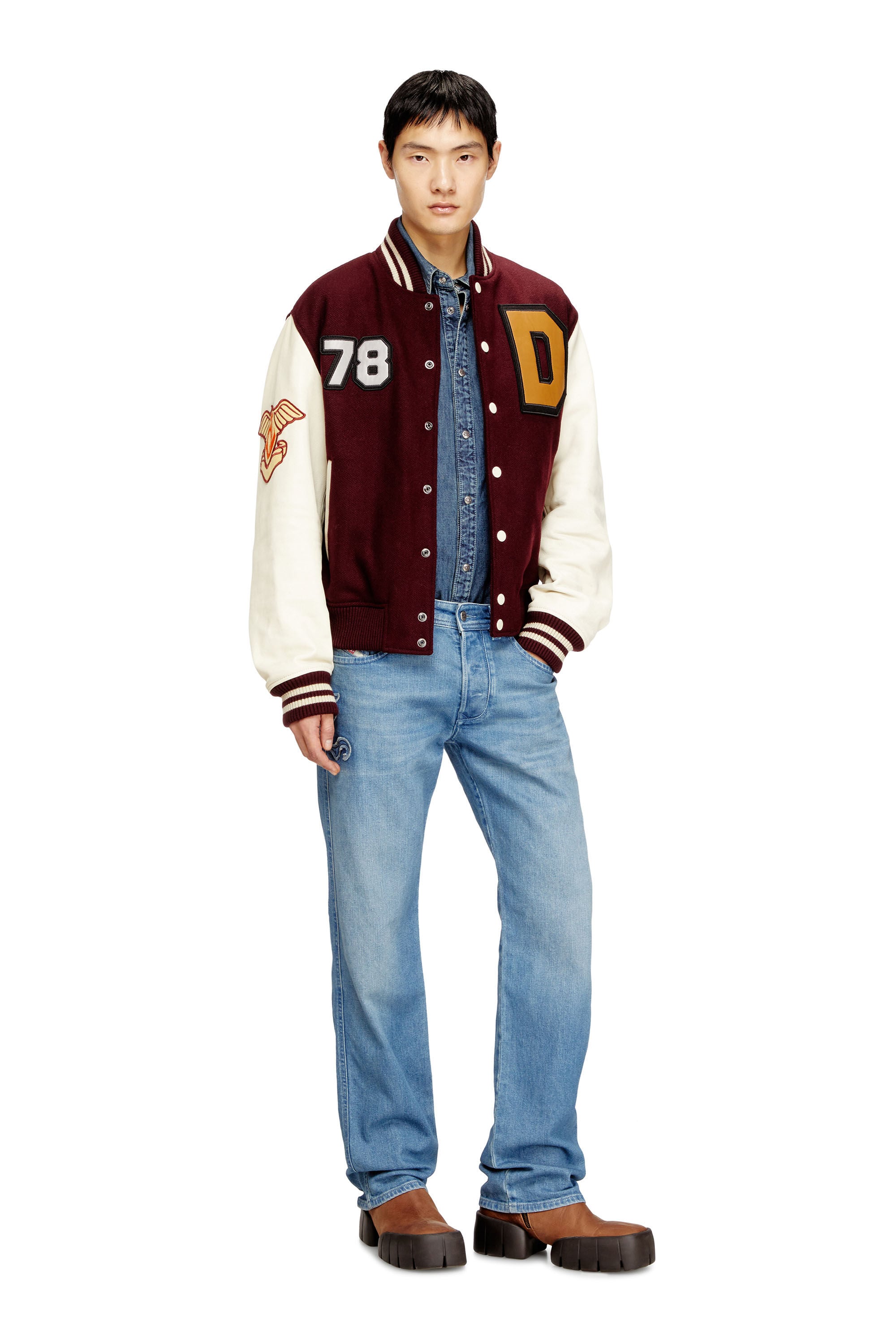 Men's Regular Jeans | Low Waist 1985 LarkeeLight Blue | Diesel US
