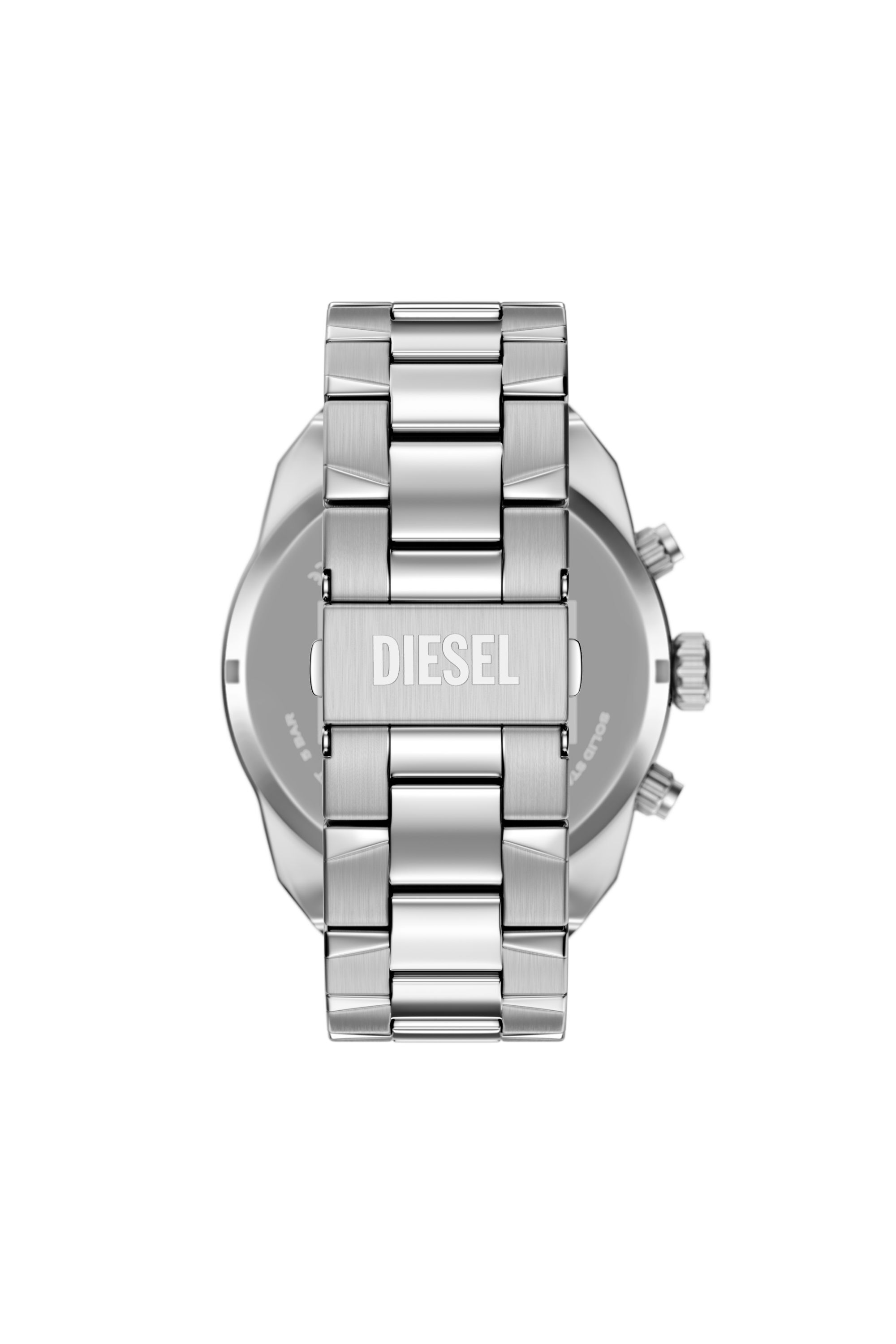 テルペケ Men's Spiked Stainless Steel Watch | Silver | Diesel