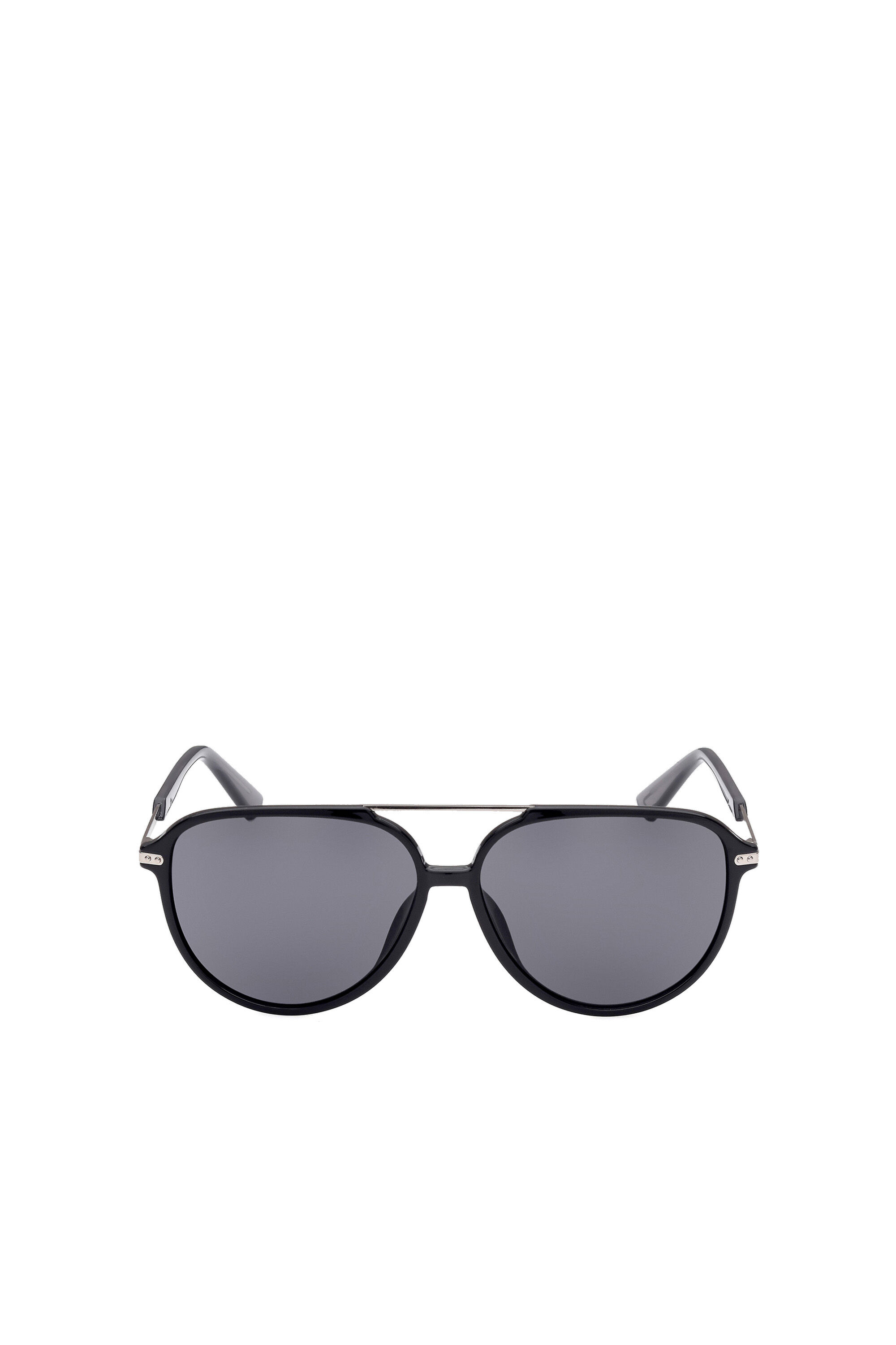 Diesel - DL0352, Man's Pilot sunglasses on a combo construction in Black - 1