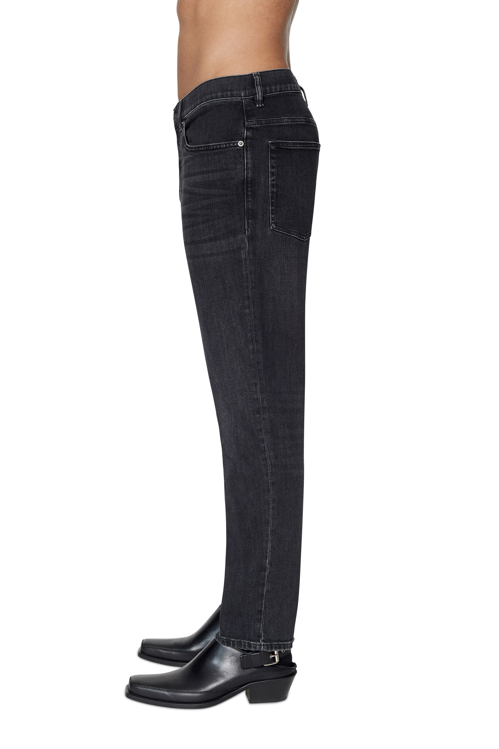 Diesel - Regular Jeans 2005 D-Fining 09B83 Homme, Noir/Gris foncé - Image 5