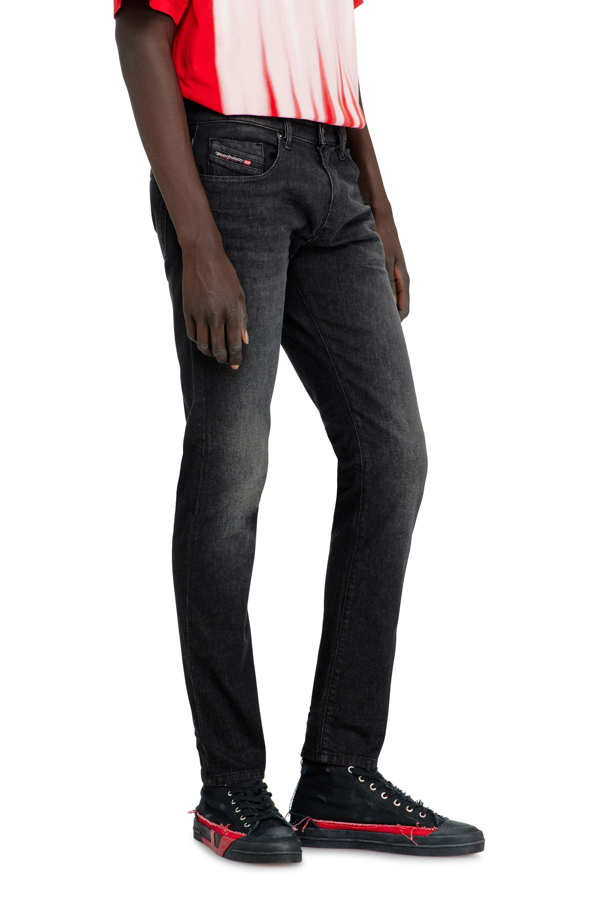 Men's Slim Jeans | Black/Dark grey | Diesel 2019 D-Strukt