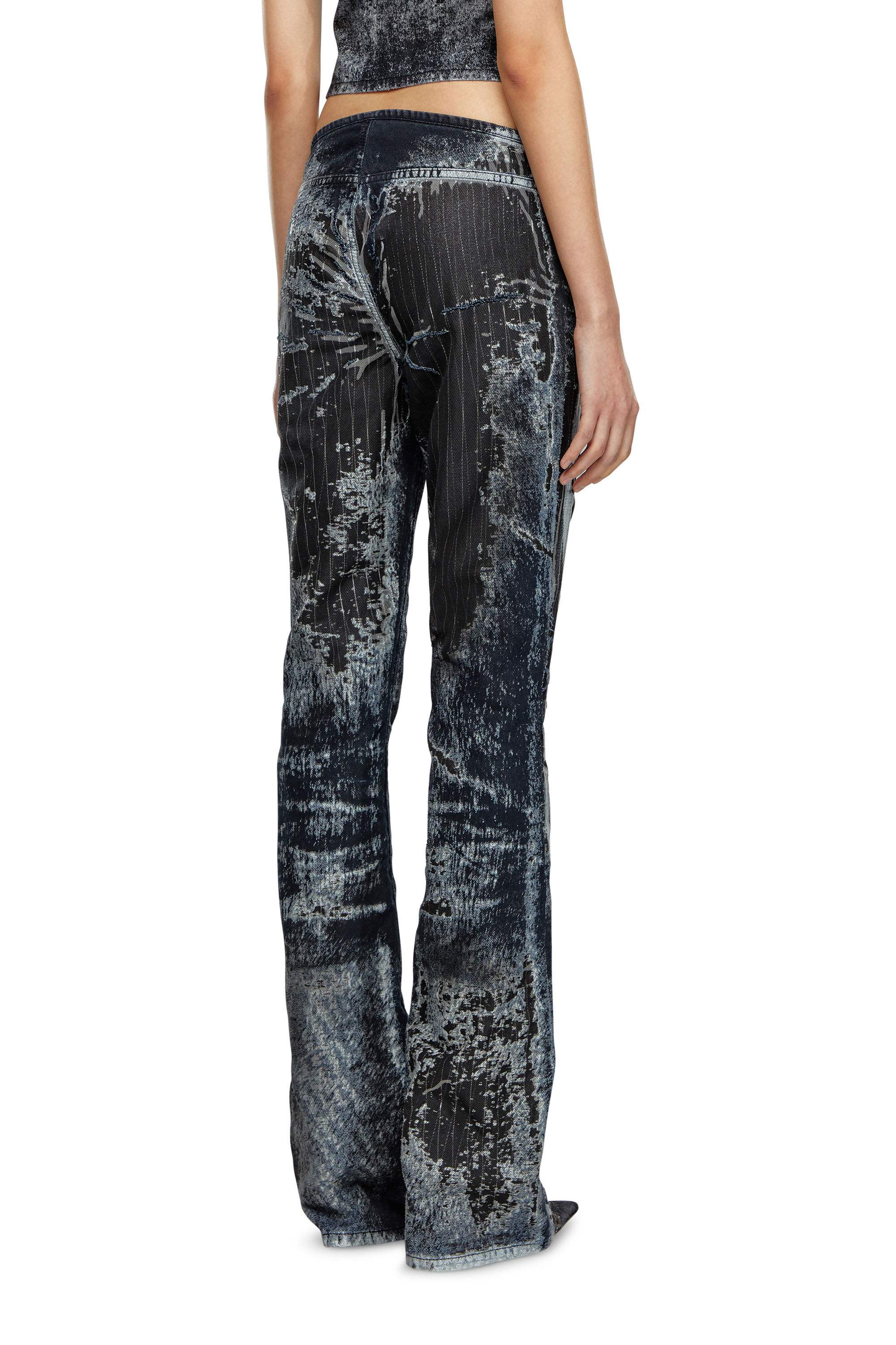 Diesel - Female's Bootcut Jeans D-Shark 068MU, Blue/Black - 5