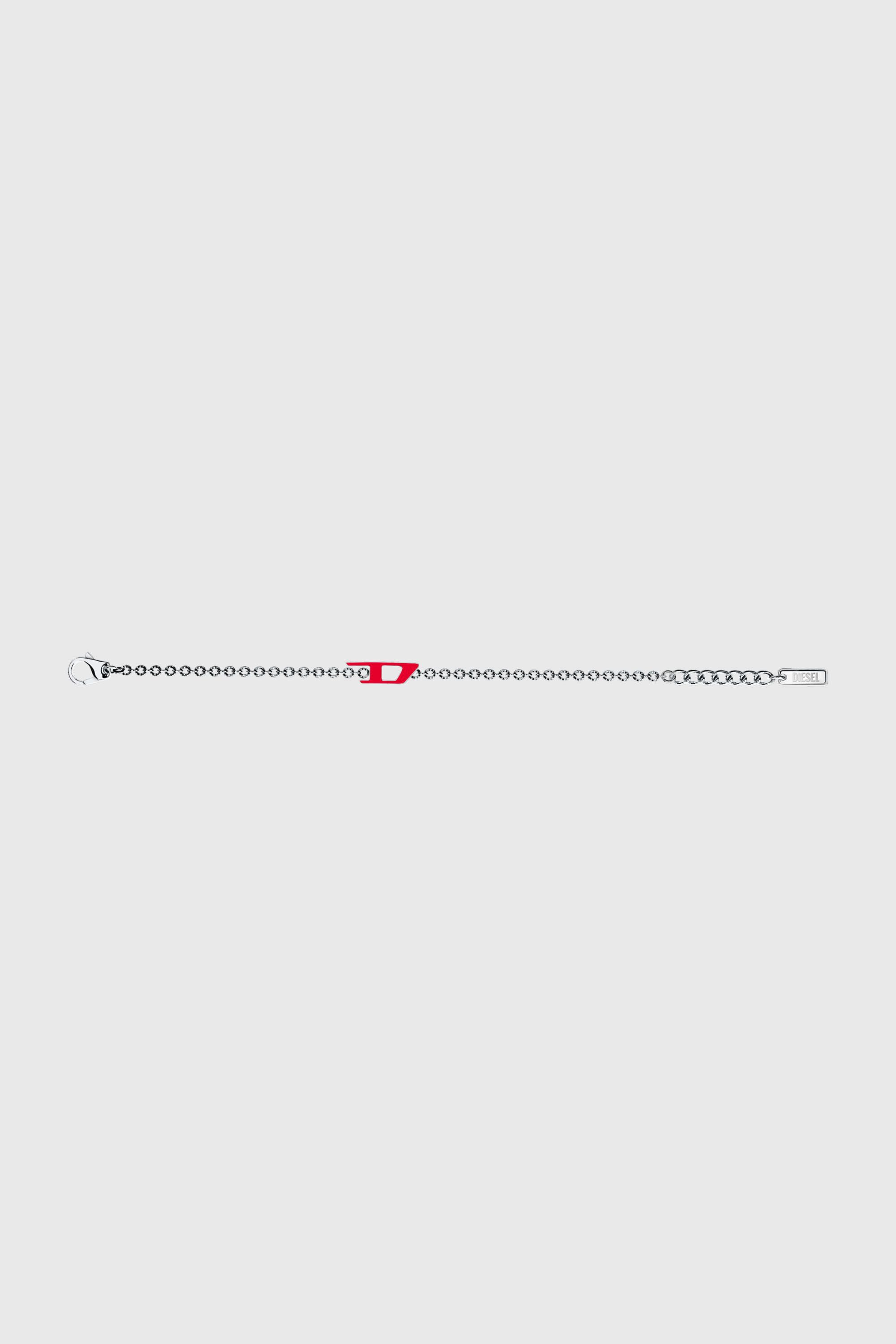 Diesel - DX1691040 JEWELLERY, Pulsera de cadena de acero inoxidable Unisex in Plateado - 4