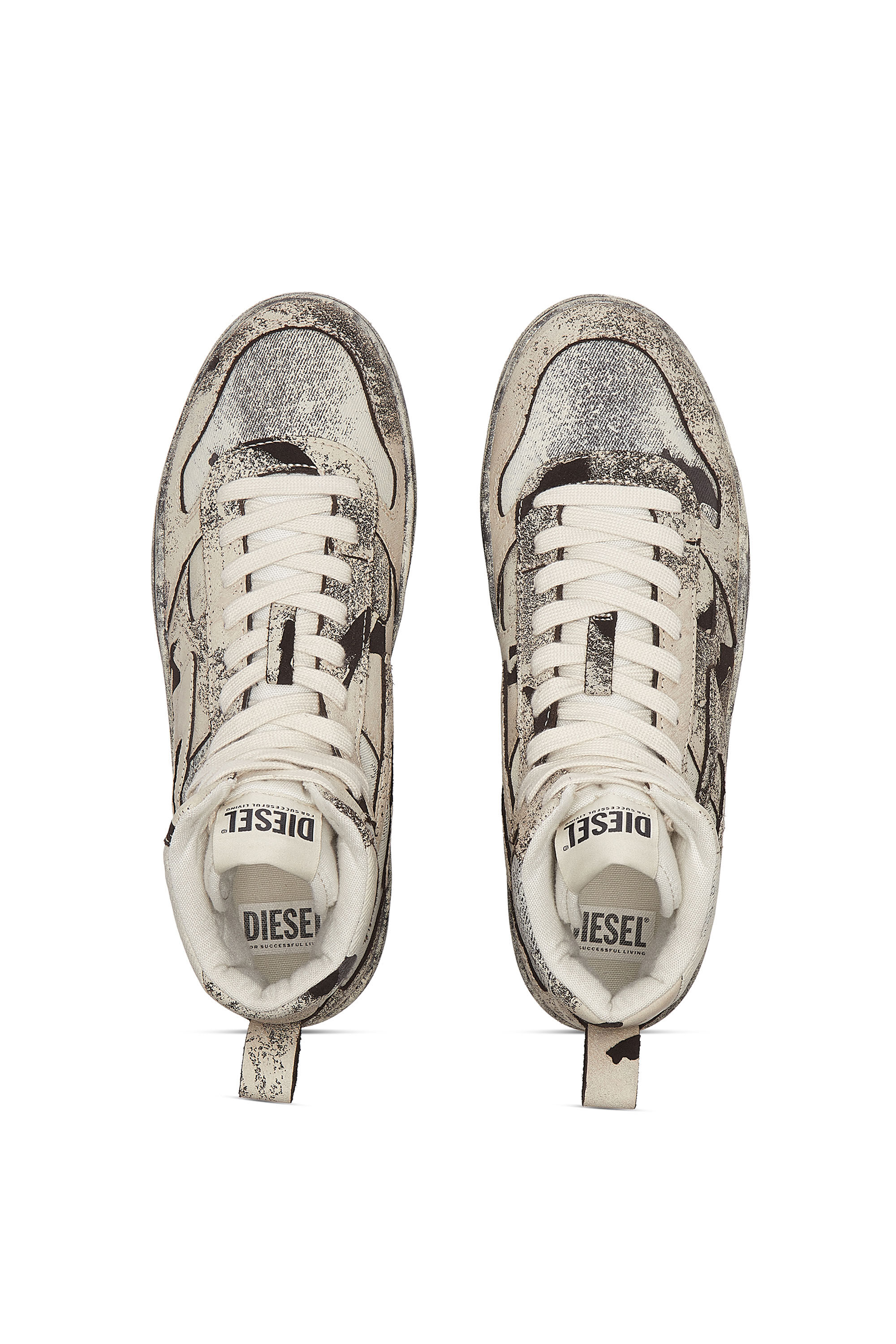 Men's S-Ukiyo V2 Mid - High-top camo sneakers with peel-off