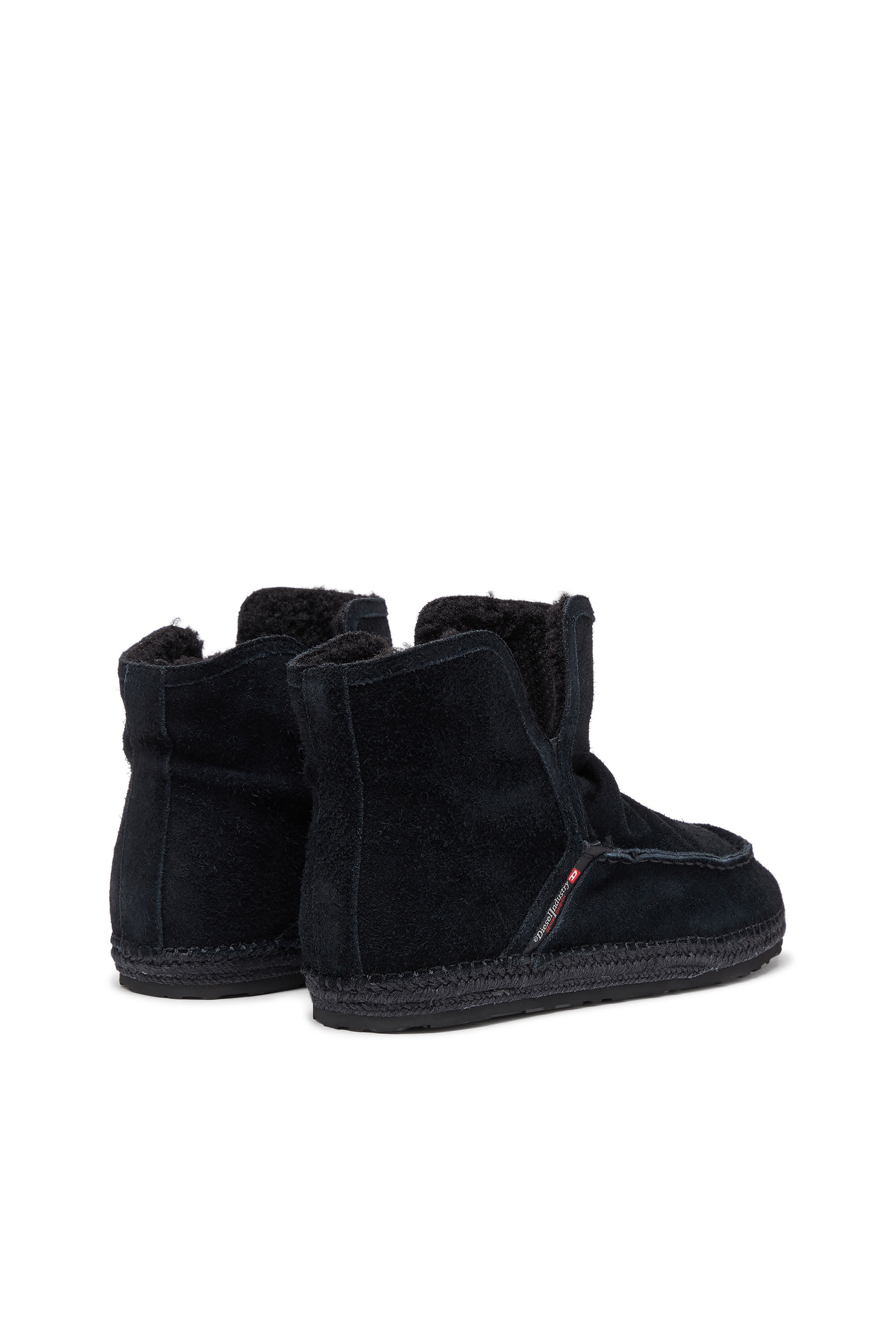 Diesel - D-LUKAS AKB, Male's D-Lukas - Leather ankle boots with internal lining in Black - 3