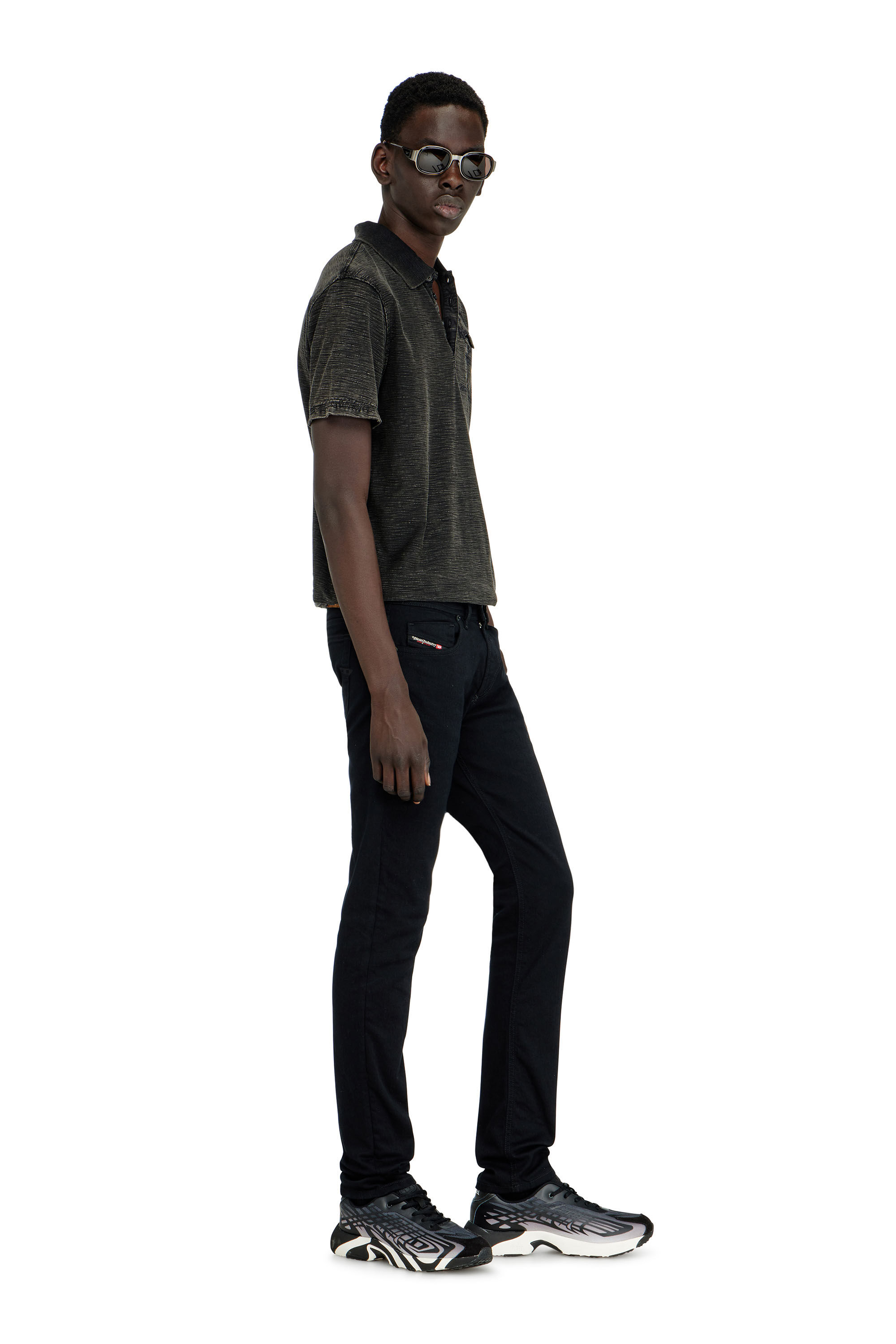 1979 SLEENKER Man: Skinny Jeans low waist | Black/Dark grey | Diesel