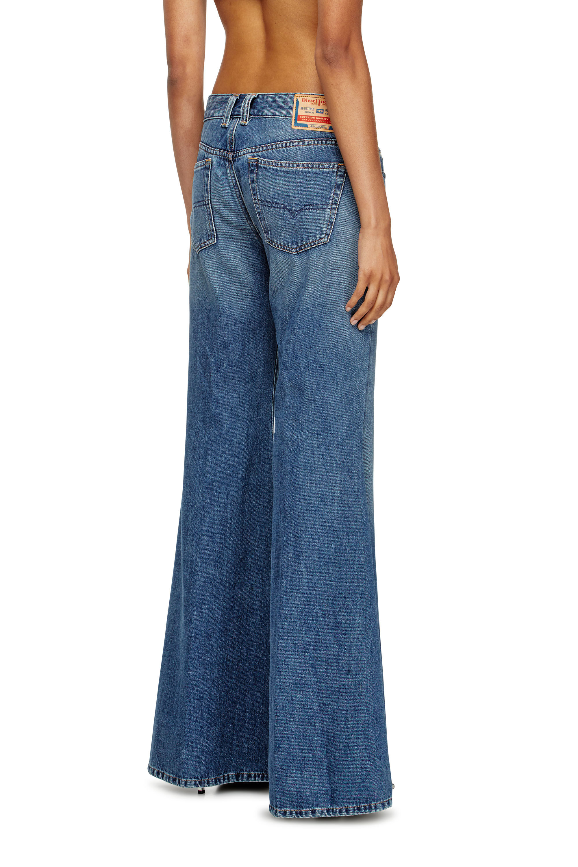 Women's Flare Jeans | Medium blue | Diesel 1970 D-Bleess