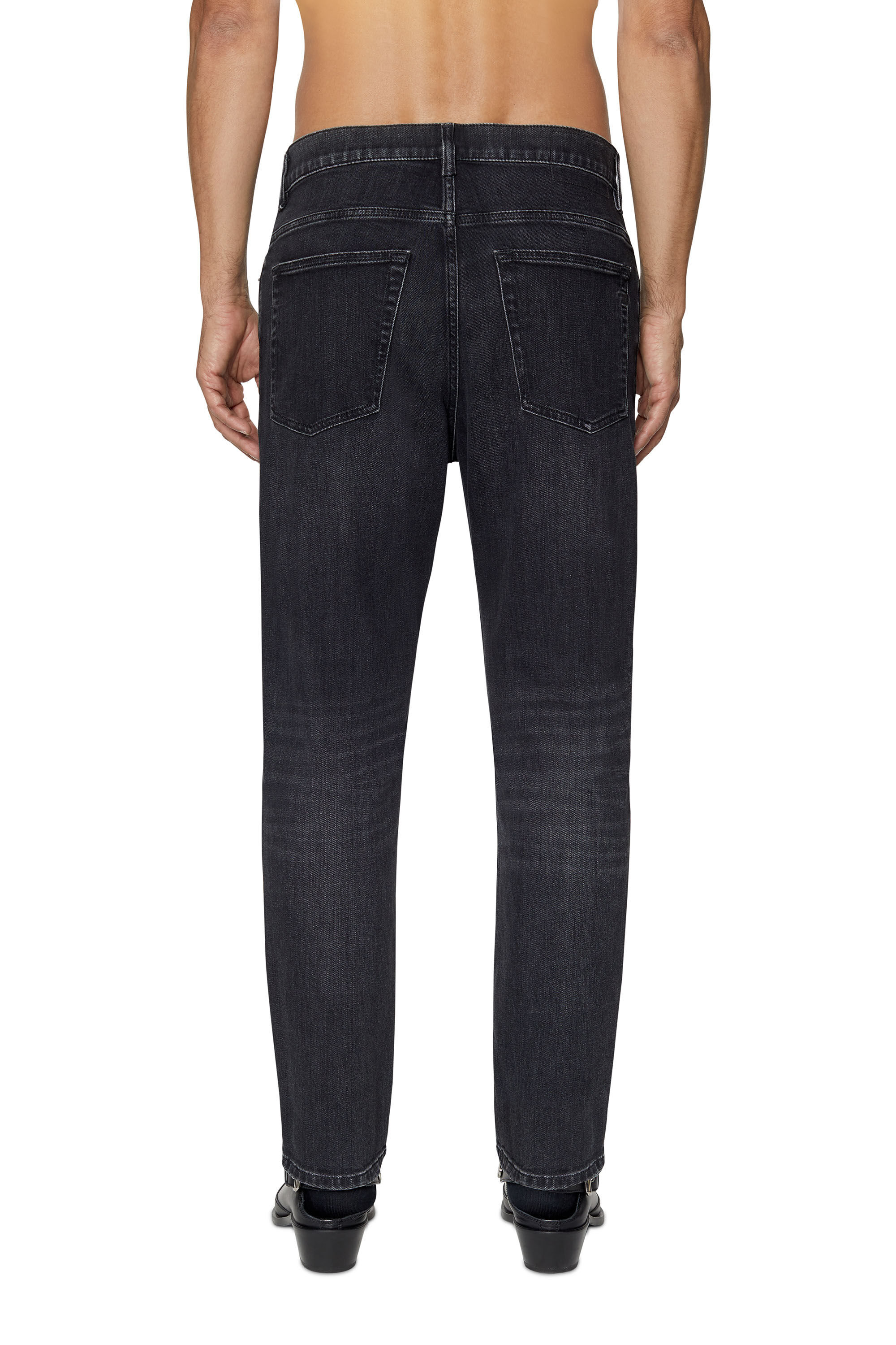Diesel - Regular Jeans 2005 D-Fining 09B83 Homme, Noir/Gris foncé - Image 4